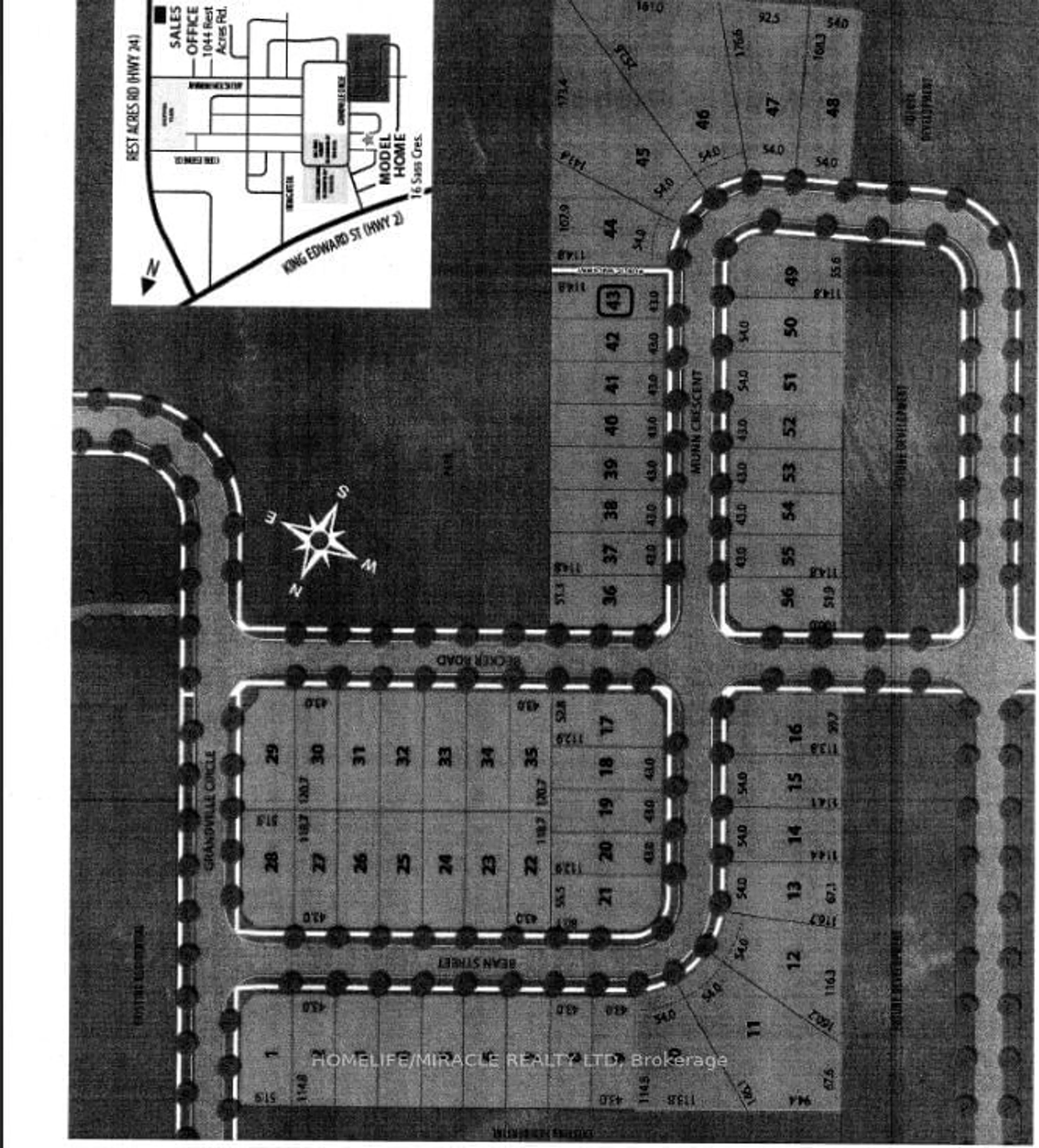 Picture of a map for 16 Munn Cres, Brant Ontario N3L 0A9