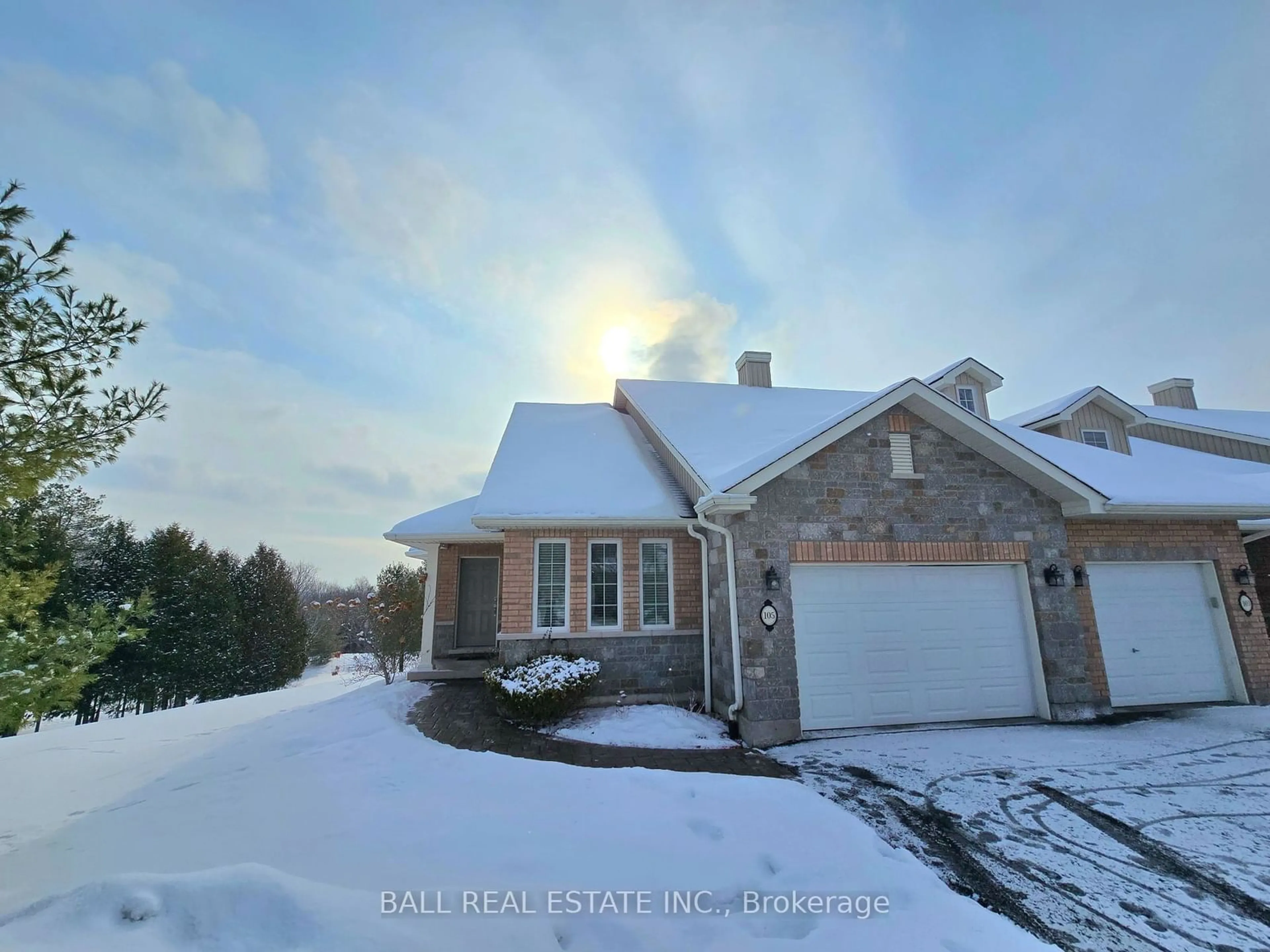 A pic from outside/outdoor area/front of a property/back of a property/a pic from drone, street for 79 Village Cres ##105, Peterborough Ontario K9J 0A9