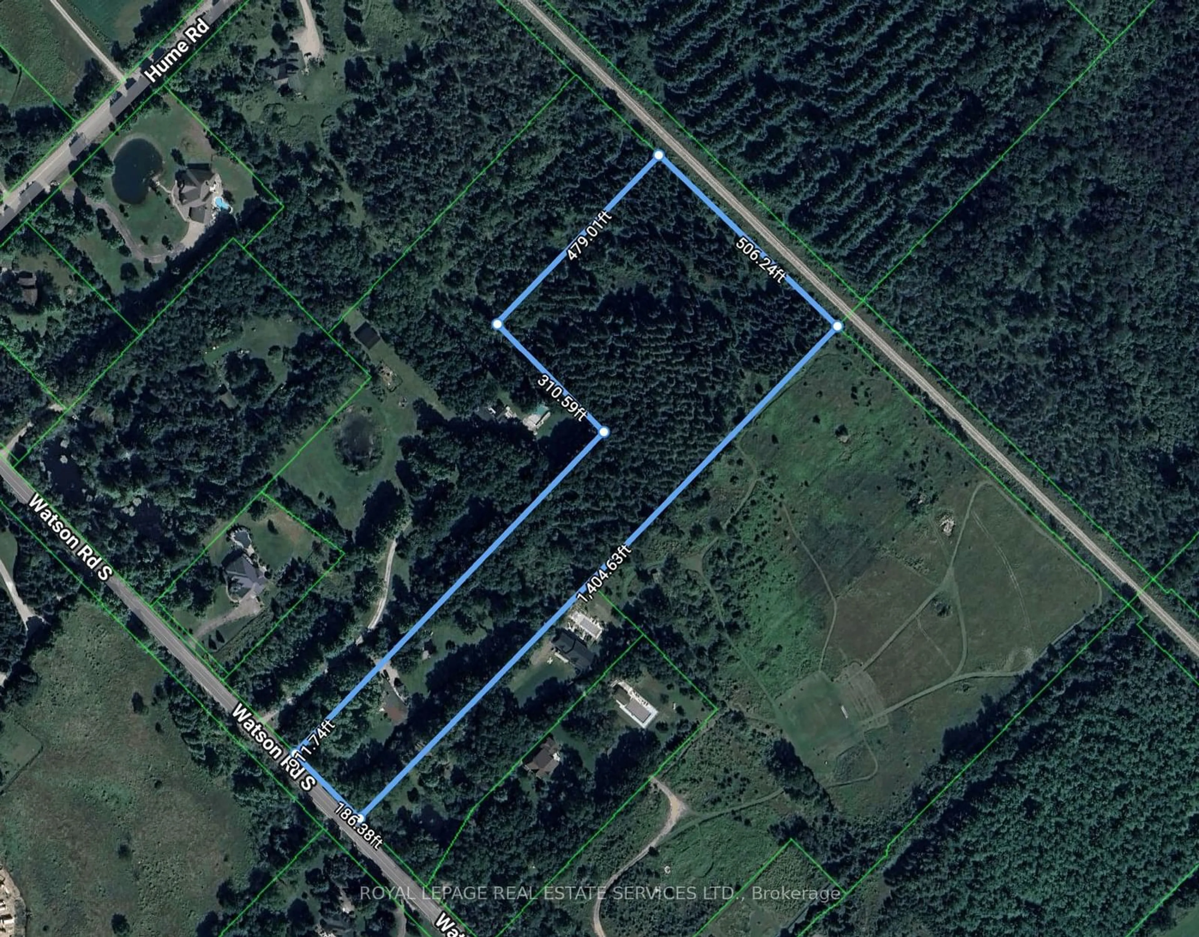 Picture of a map for 4711 Watson Road South Rd, Puslinch Ontario N0B 2J0