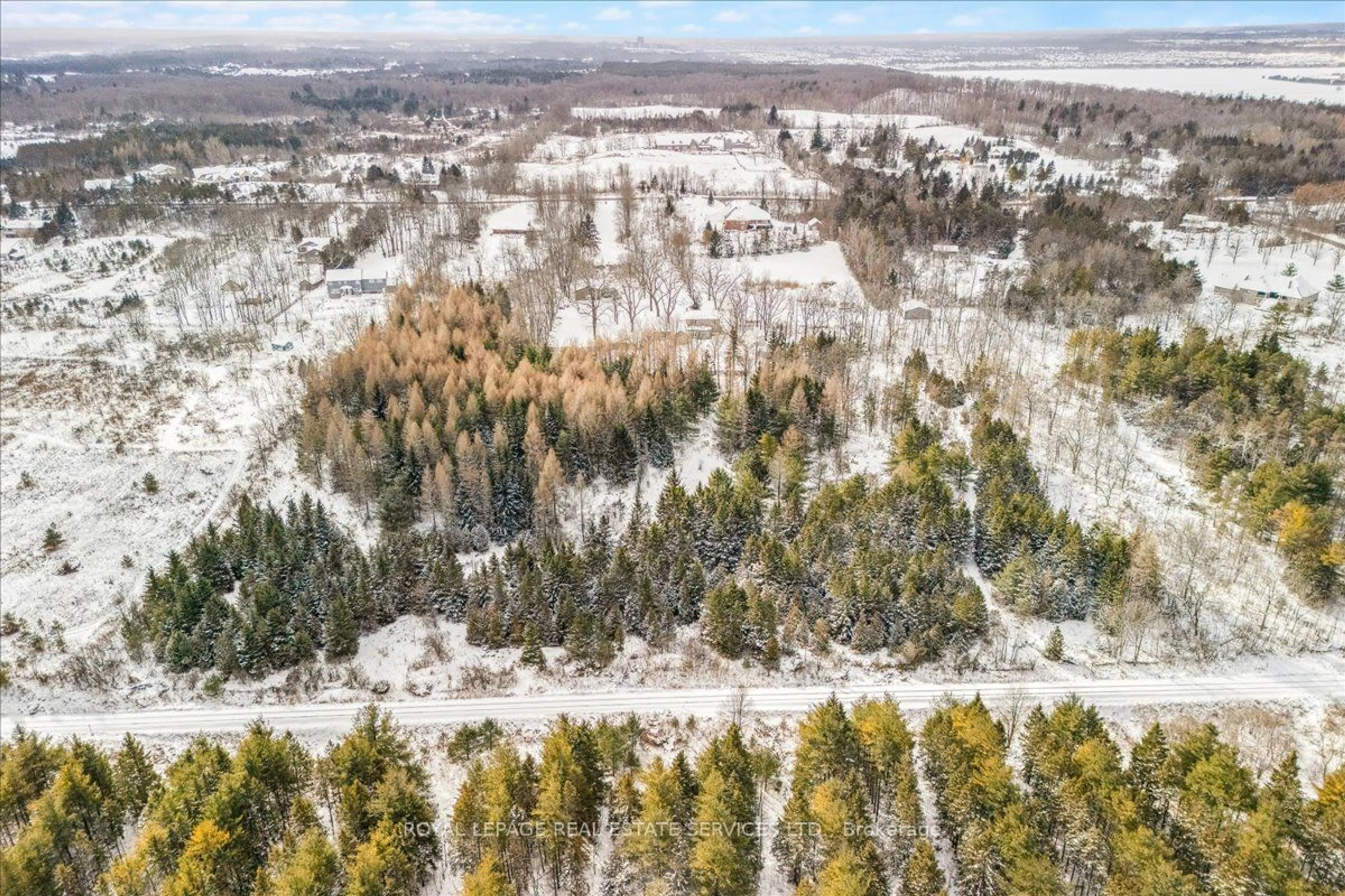 A pic from outside/outdoor area/front of a property/back of a property/a pic from drone, forest/trees view for 4711 Watson Road South Rd, Puslinch Ontario N0B 2J0