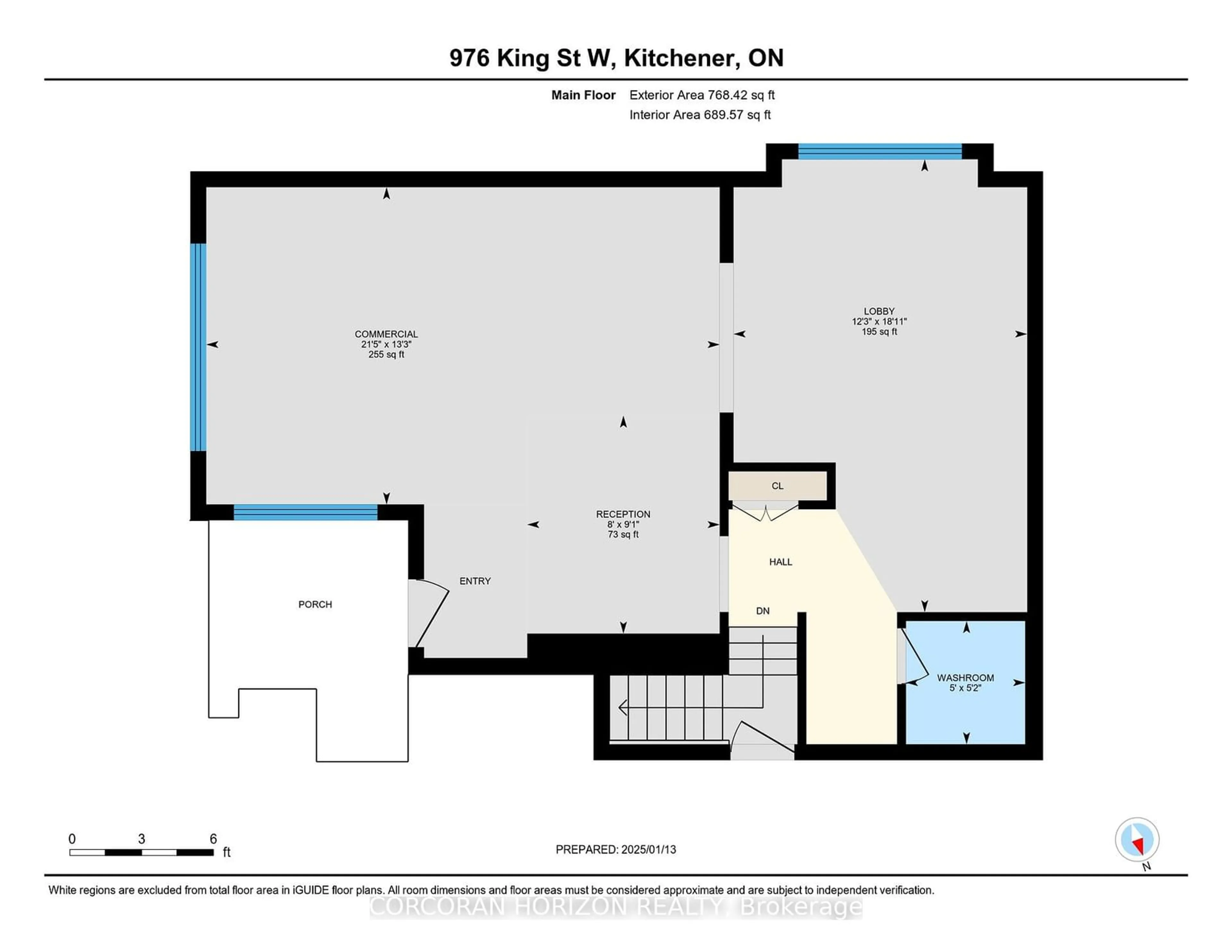 Floor plan for 976 King St, Kitchener Ontario N2G 1G4