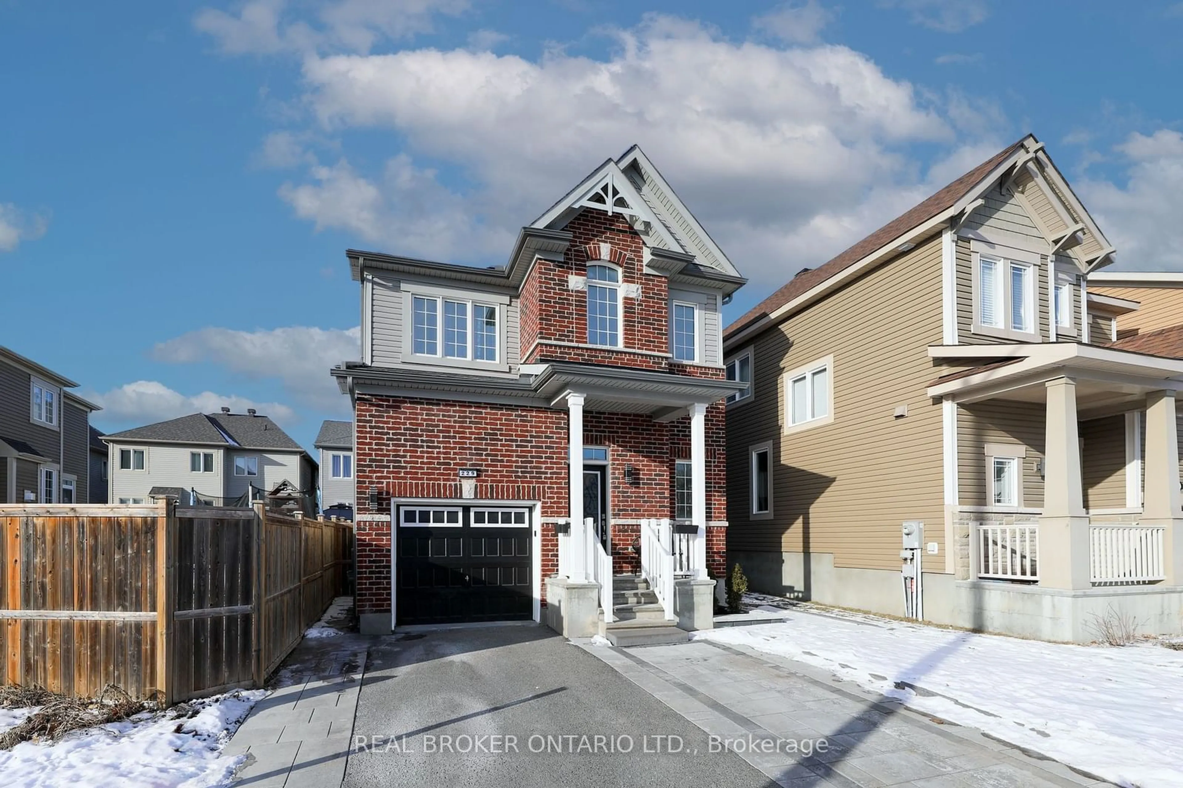 Home with brick exterior material, street for 229 Meadowbreeze Dr, Kanata Ontario K2M 3A6