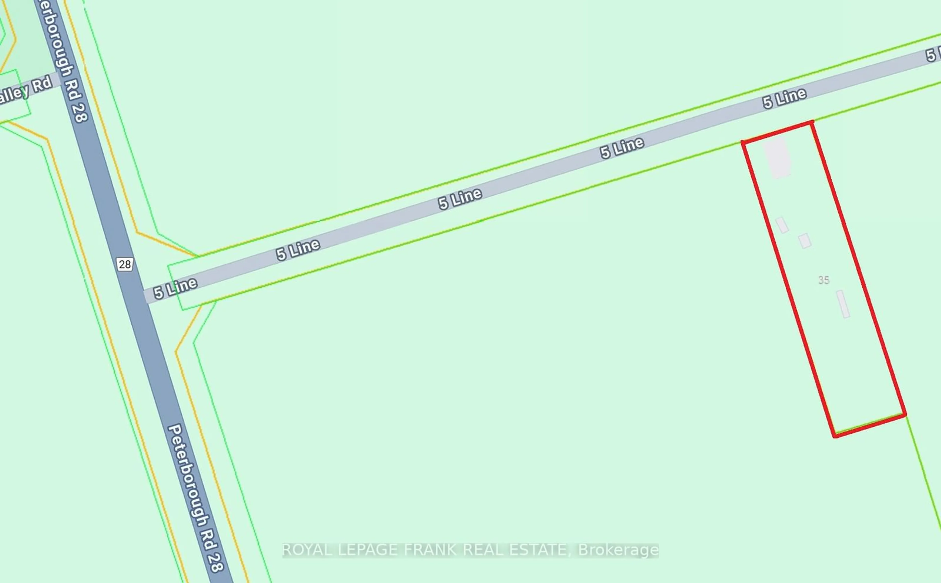 Picture of a map for 35 5th Line, Otonabee-South Monaghan Ontario K0L 1V0