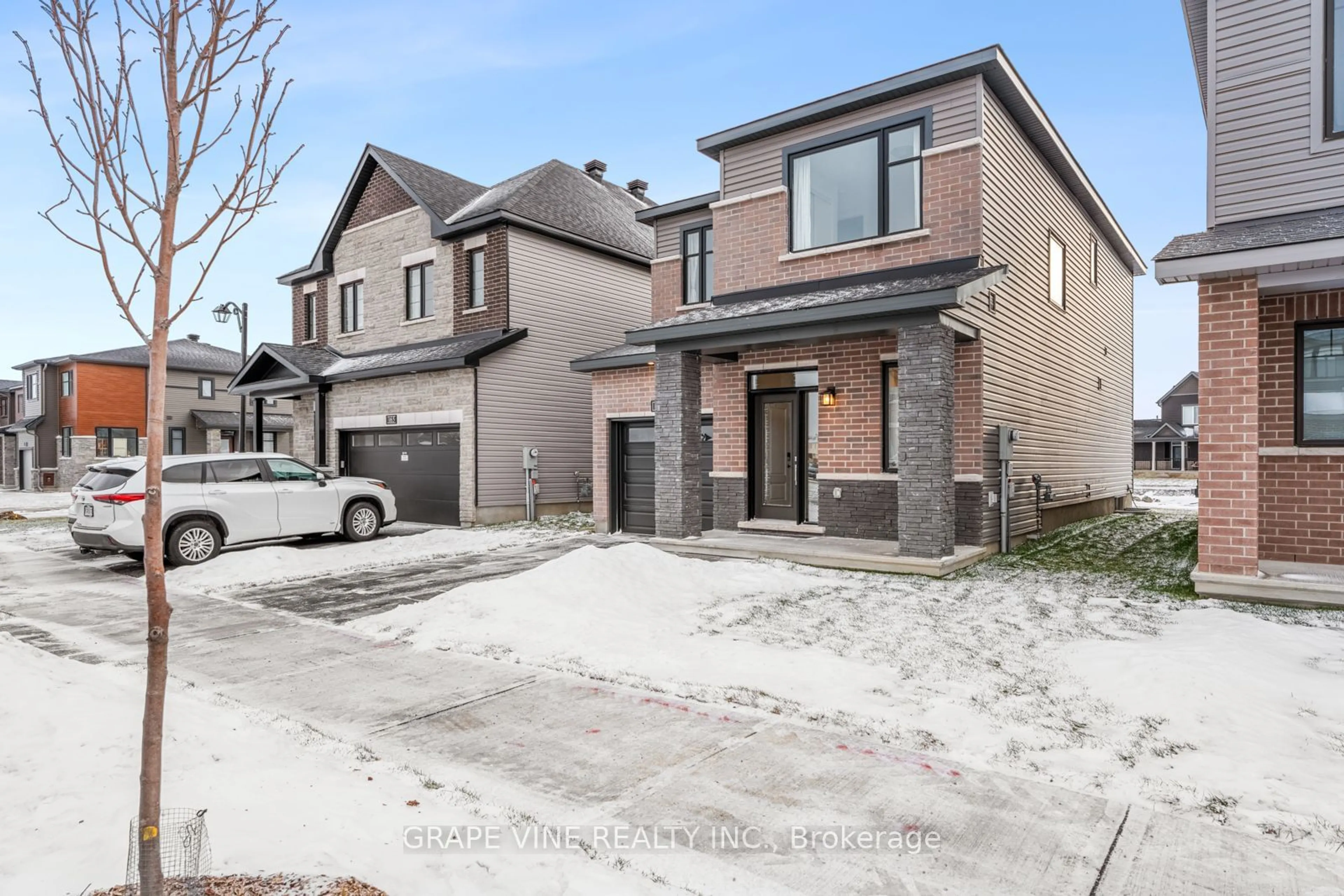 Home with brick exterior material, street for 163 Invention Blvd, Kanata Ontario K2W 0M1