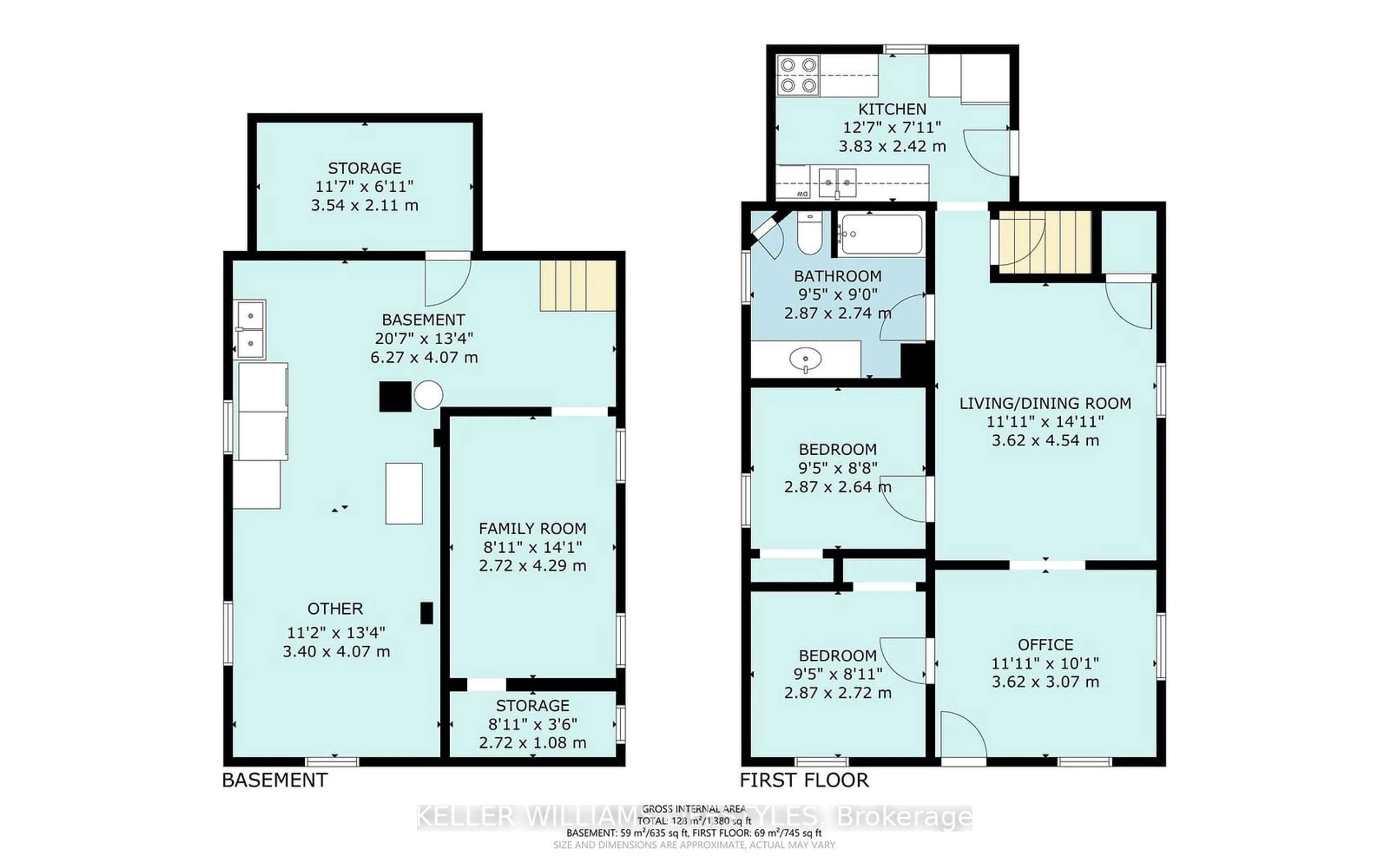 Floor plan for 240 East St, London Ontario N5Z 2S2