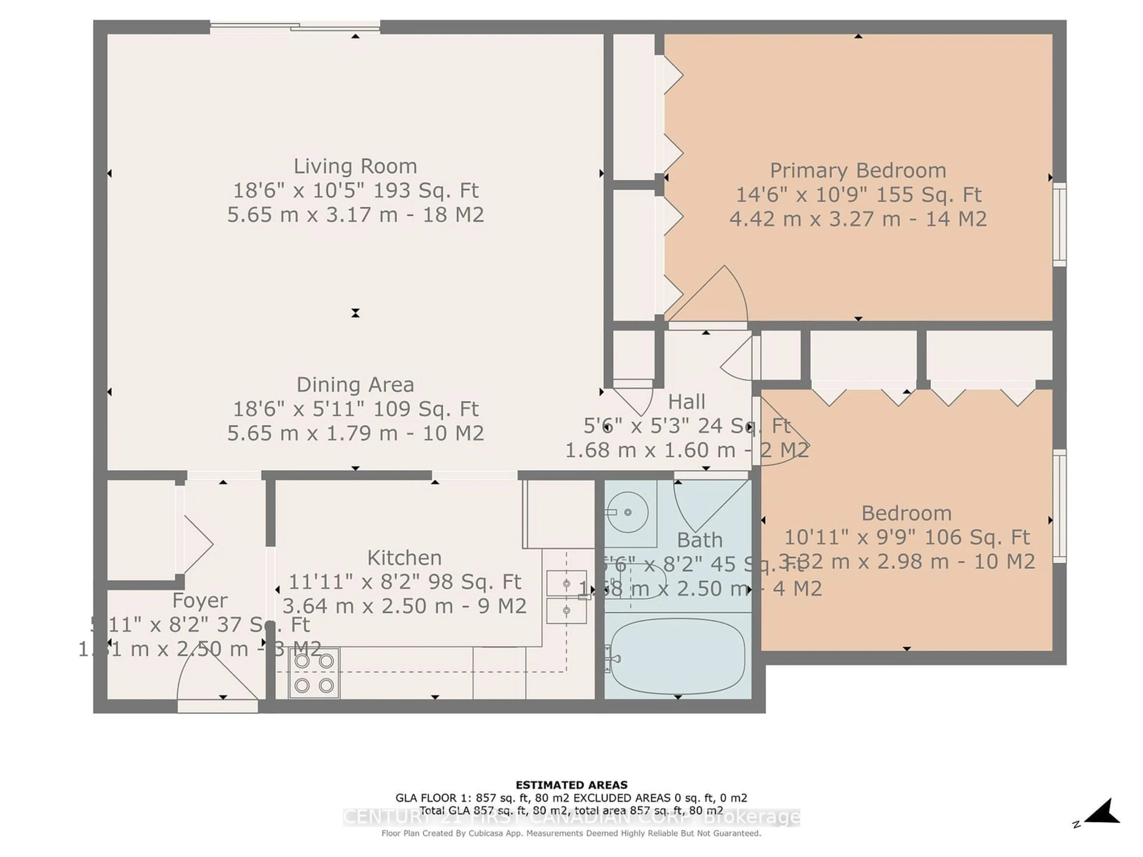 Floor plan for 583 Mornington Ave #504, London Ontario N5Y 3E9