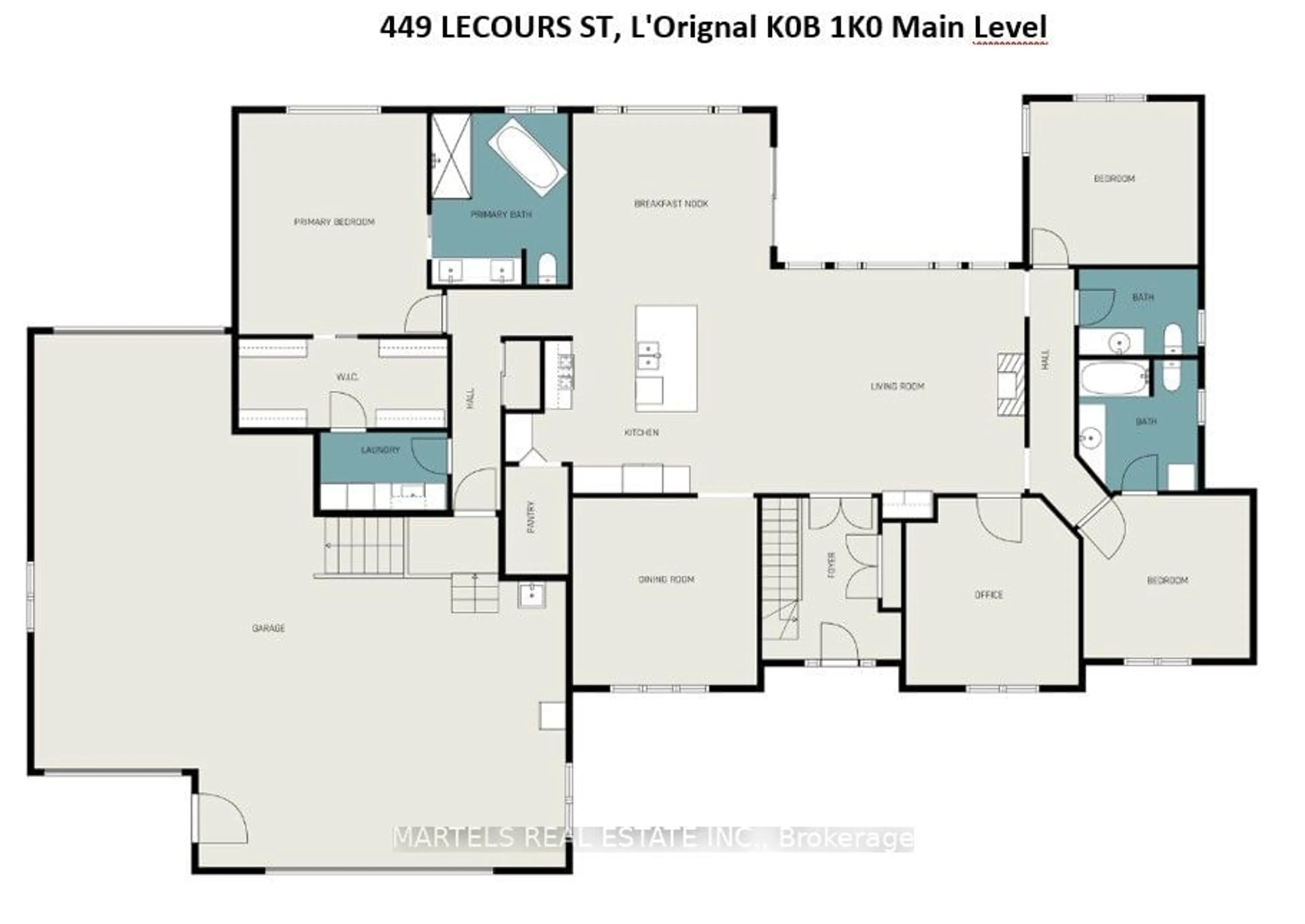 Floor plan for 449 Lecours St, Champlain Ontario K0B 1K0