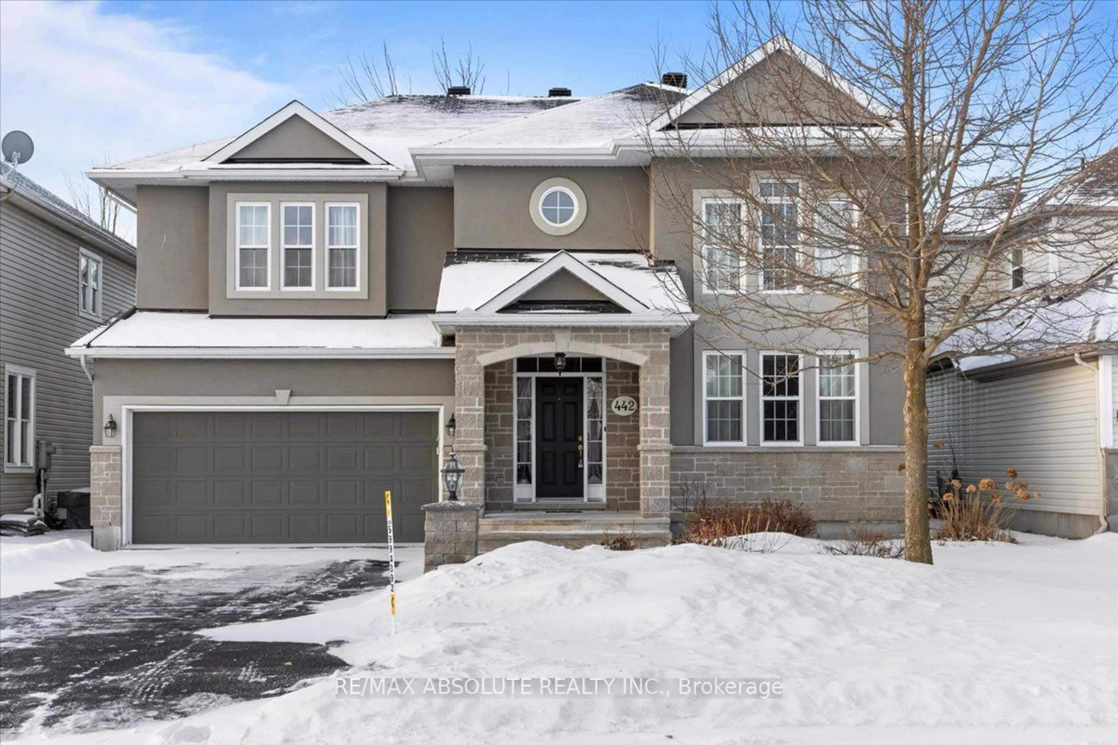 Home with brick exterior material, street for 442 LANDSWOOD Way, Stittsville - Munster - Richmond Ontario K2S 0A4