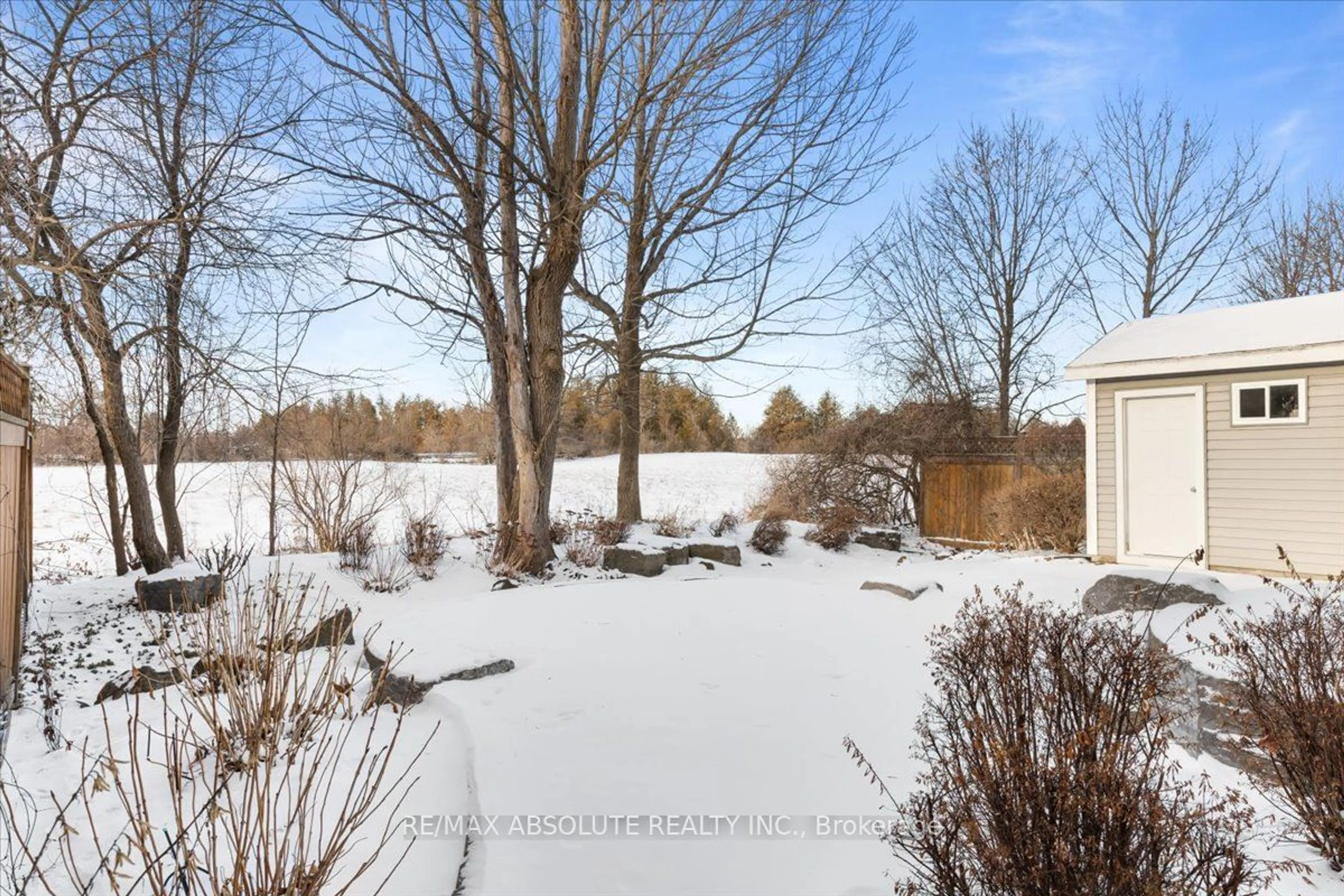 A pic from outside/outdoor area/front of a property/back of a property/a pic from drone, forest/trees view for 442 LANDSWOOD Way, Stittsville - Munster - Richmond Ontario K2S 0A4