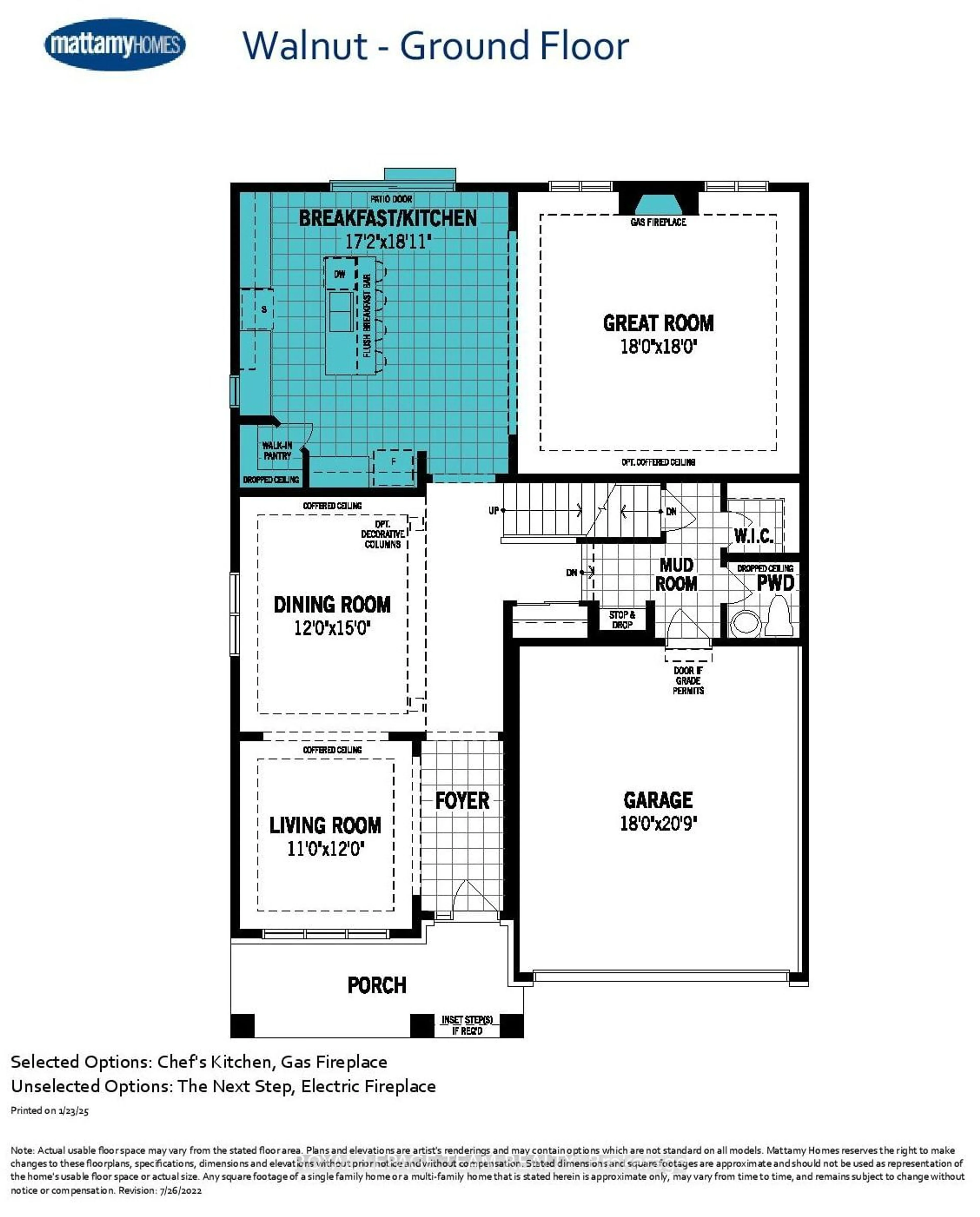 Floor plan for 905 Pinkmallow Way, Stittsville - Munster - Richmond Ontario K0A 2Z0