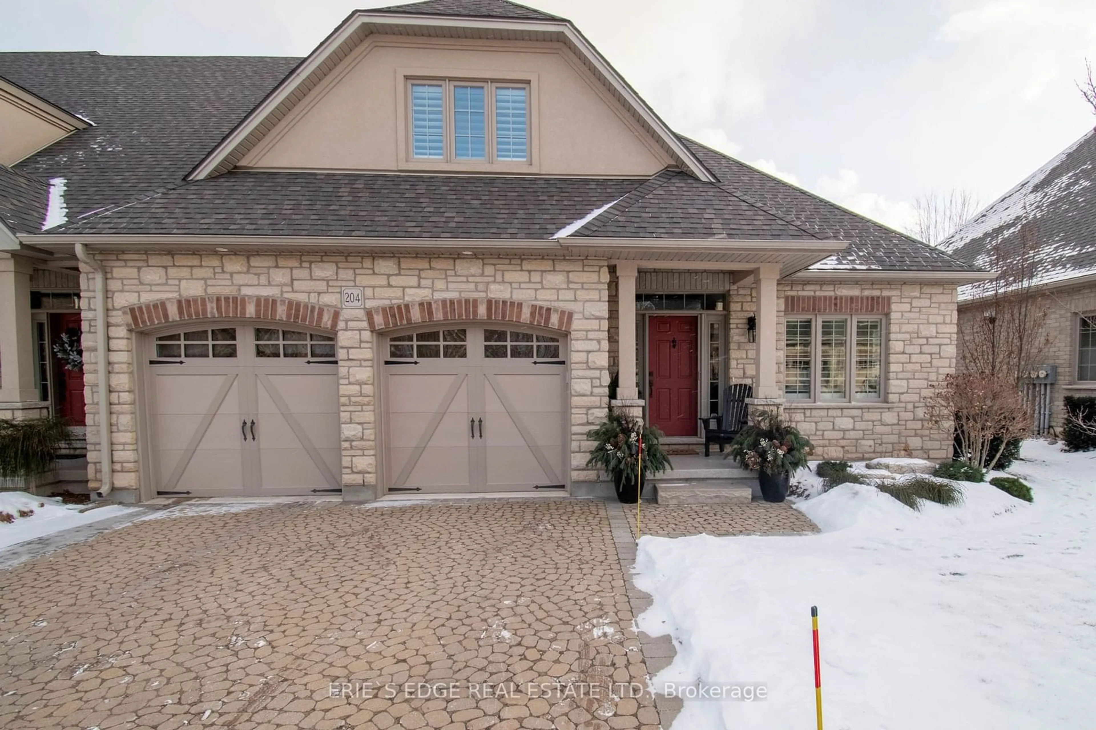 Home with brick exterior material, street for 5 Wood Haven Dr #204, Tillsonburg Ontario N4G 0A8