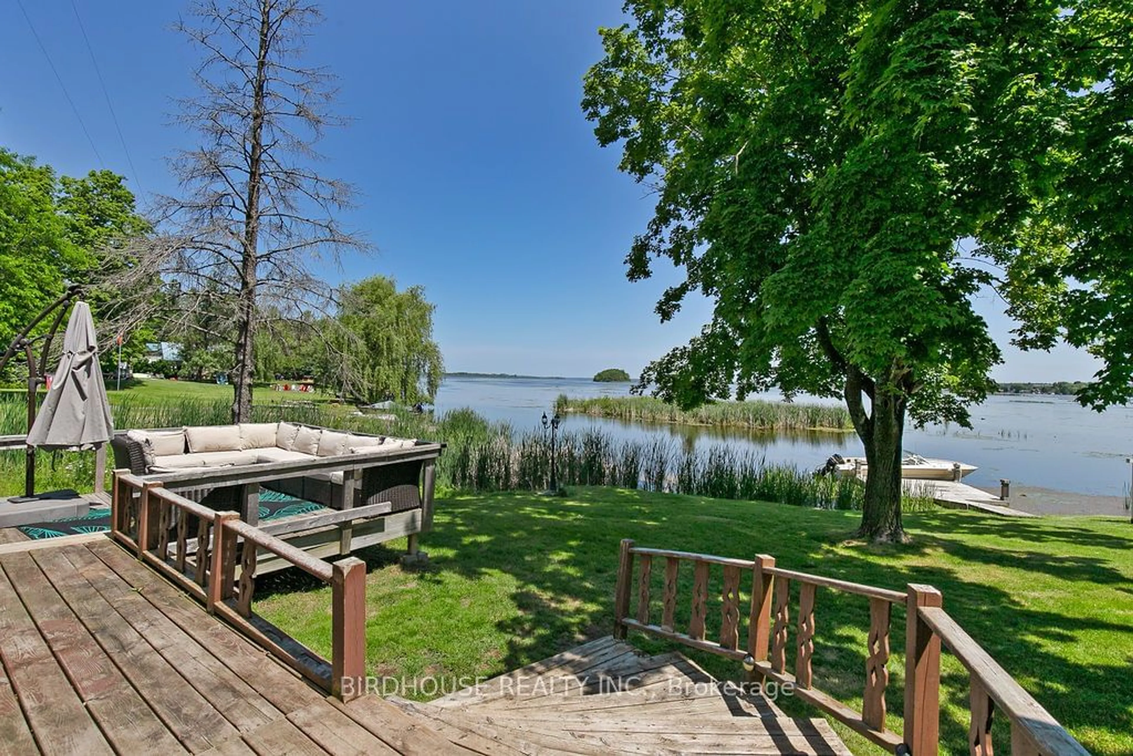 Patio, water/lake/river/ocean view for 24 Butternut Dr, Kawartha Lakes Ontario K9V 4R1