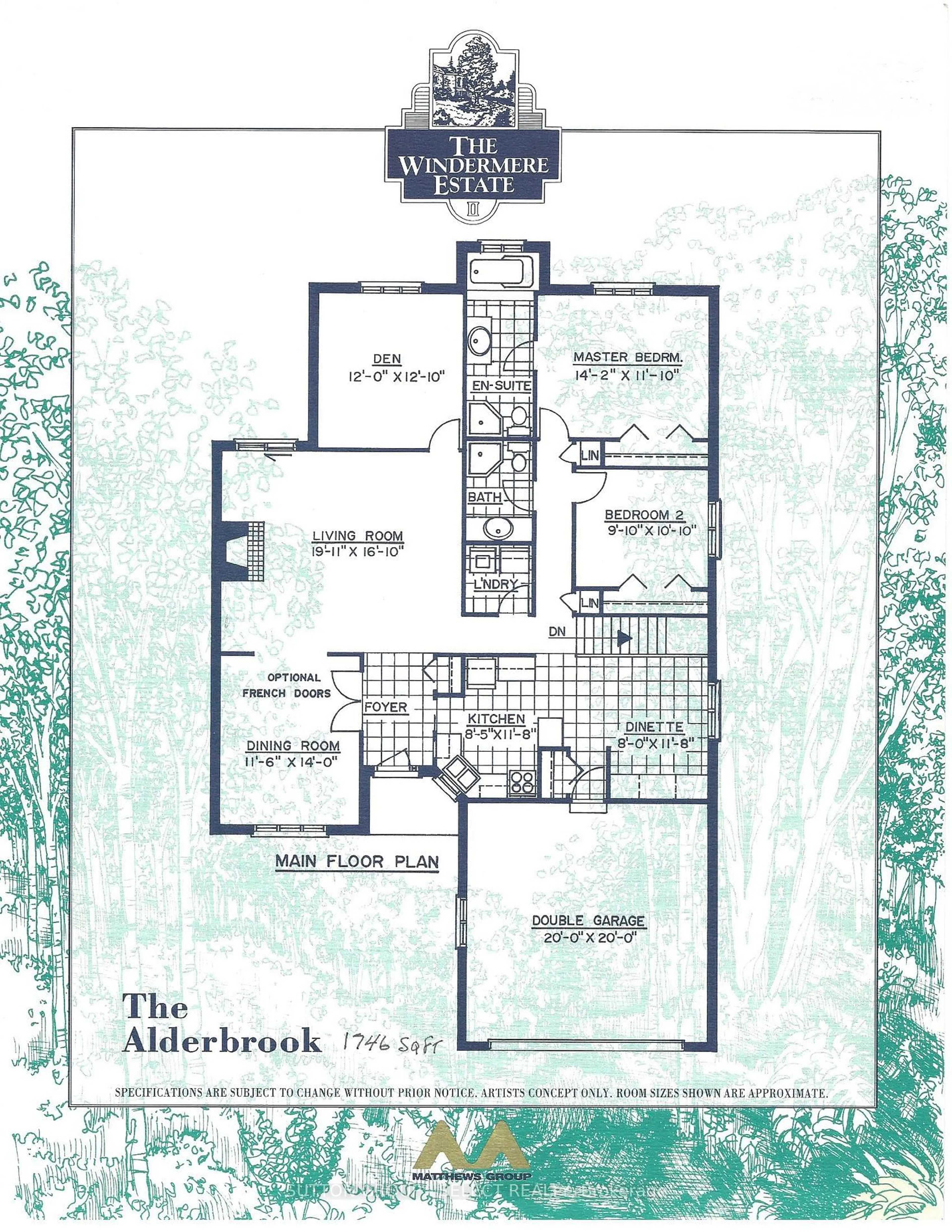 Floor plan for 14 Doon Dr #8, London Ontario N5X 3P2