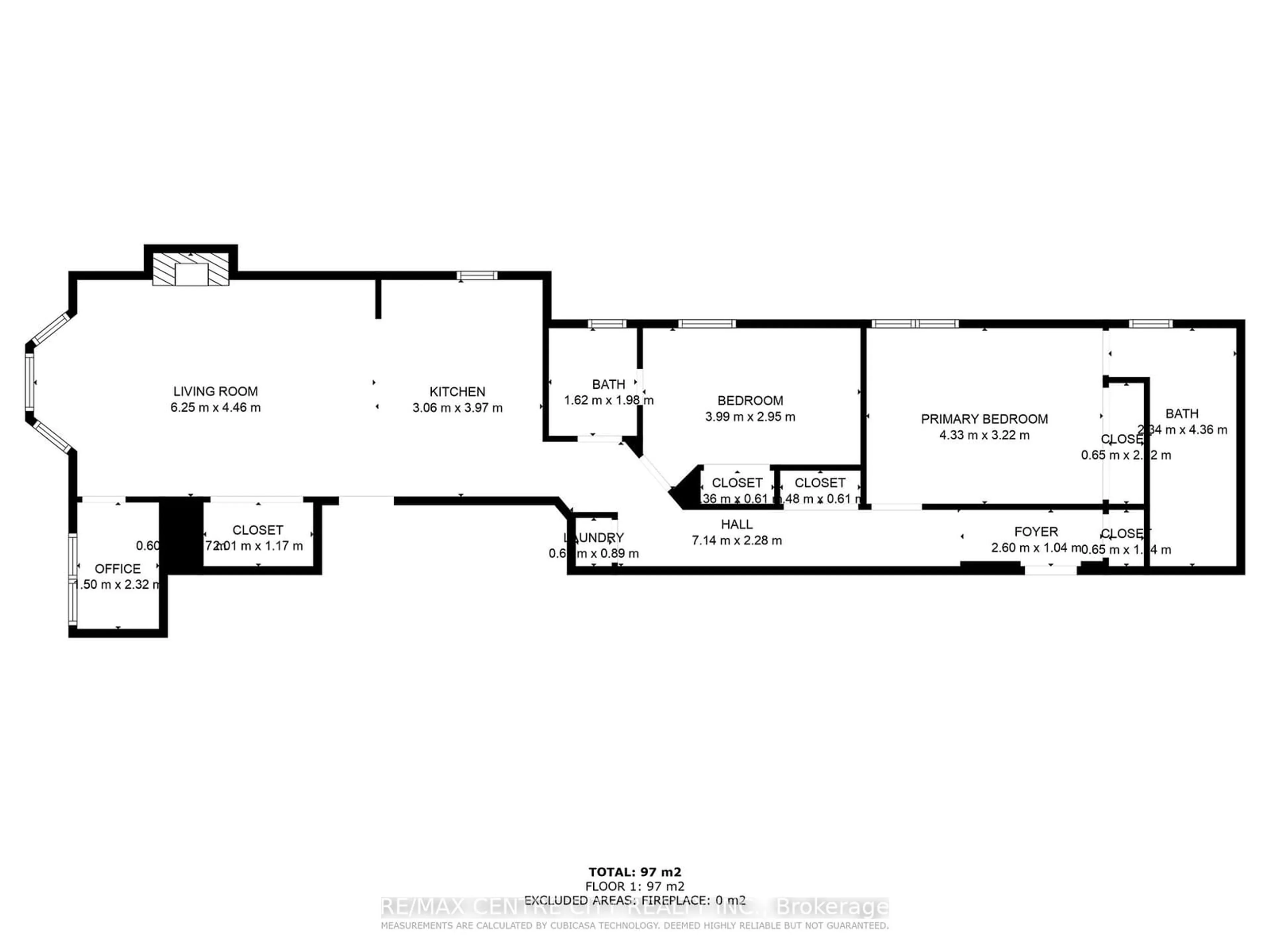 Floor plan for 460 Wellington St #204, London Ontario N6A 3P8