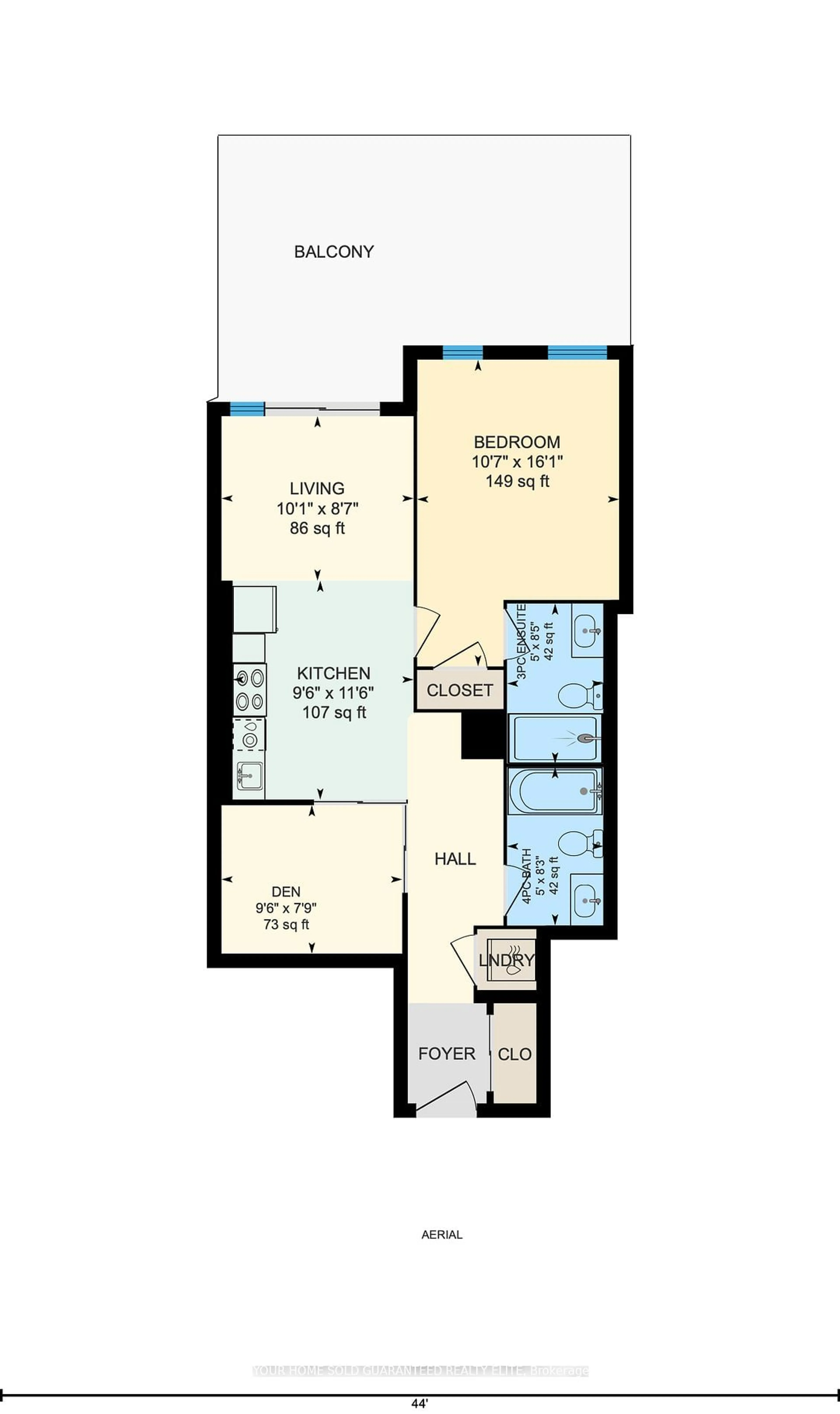 Floor plan for 385 Winston Rd #201, Grimsby Ontario L3M 0J3