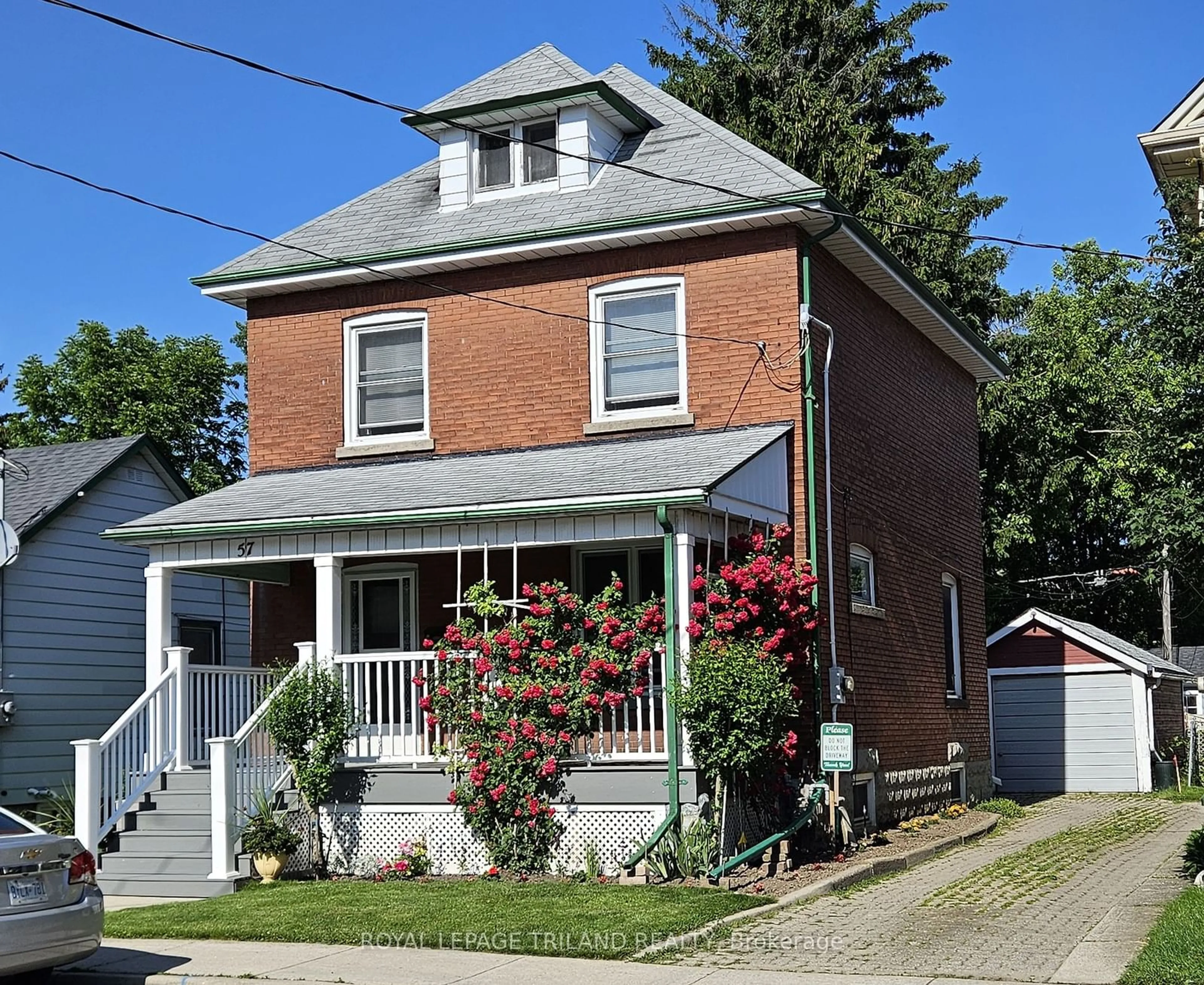 Home with brick exterior material, street for 57 Manitoba St, St. Thomas Ontario N5P 3A3