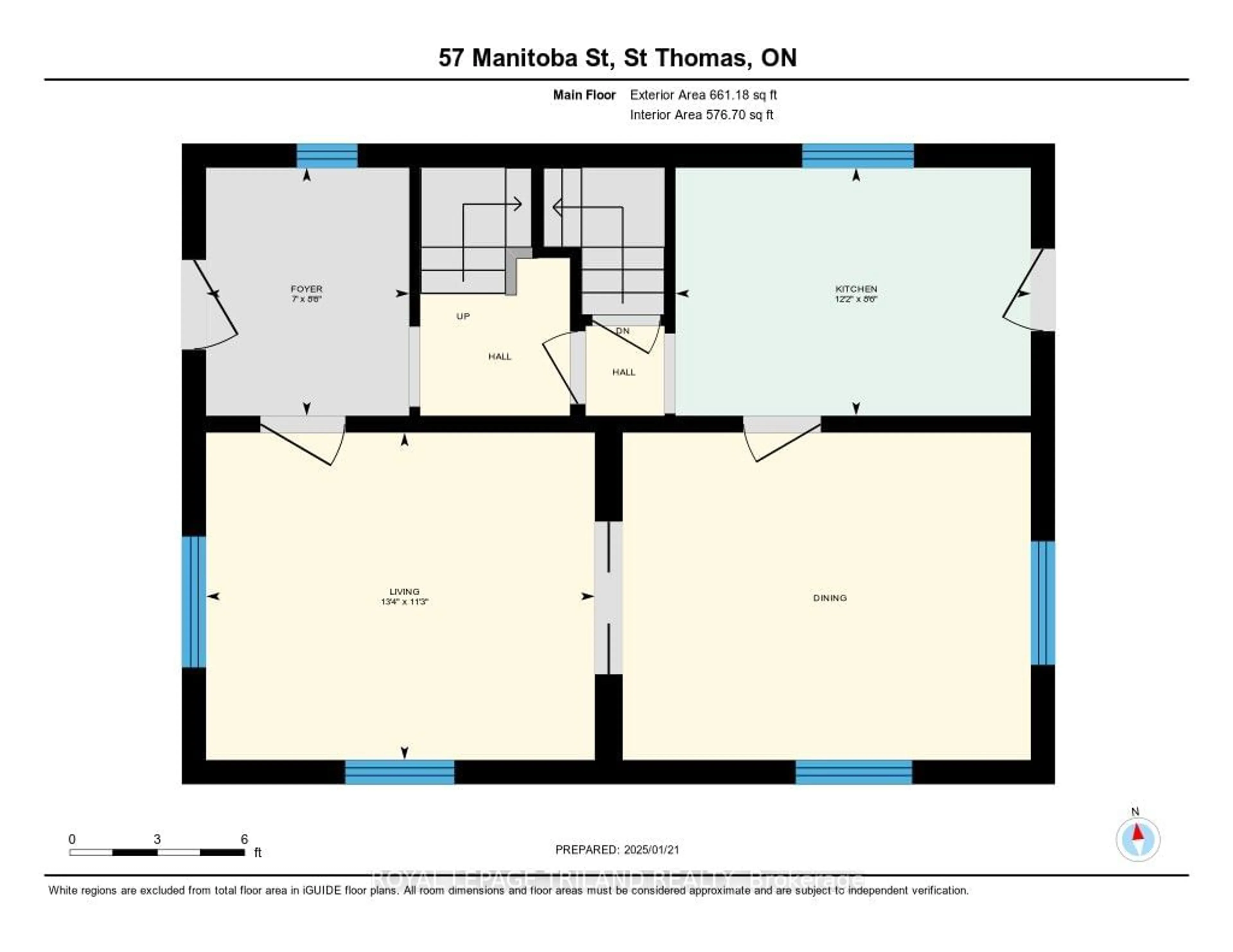 Floor plan for 57 Manitoba St, St. Thomas Ontario N5P 3A3