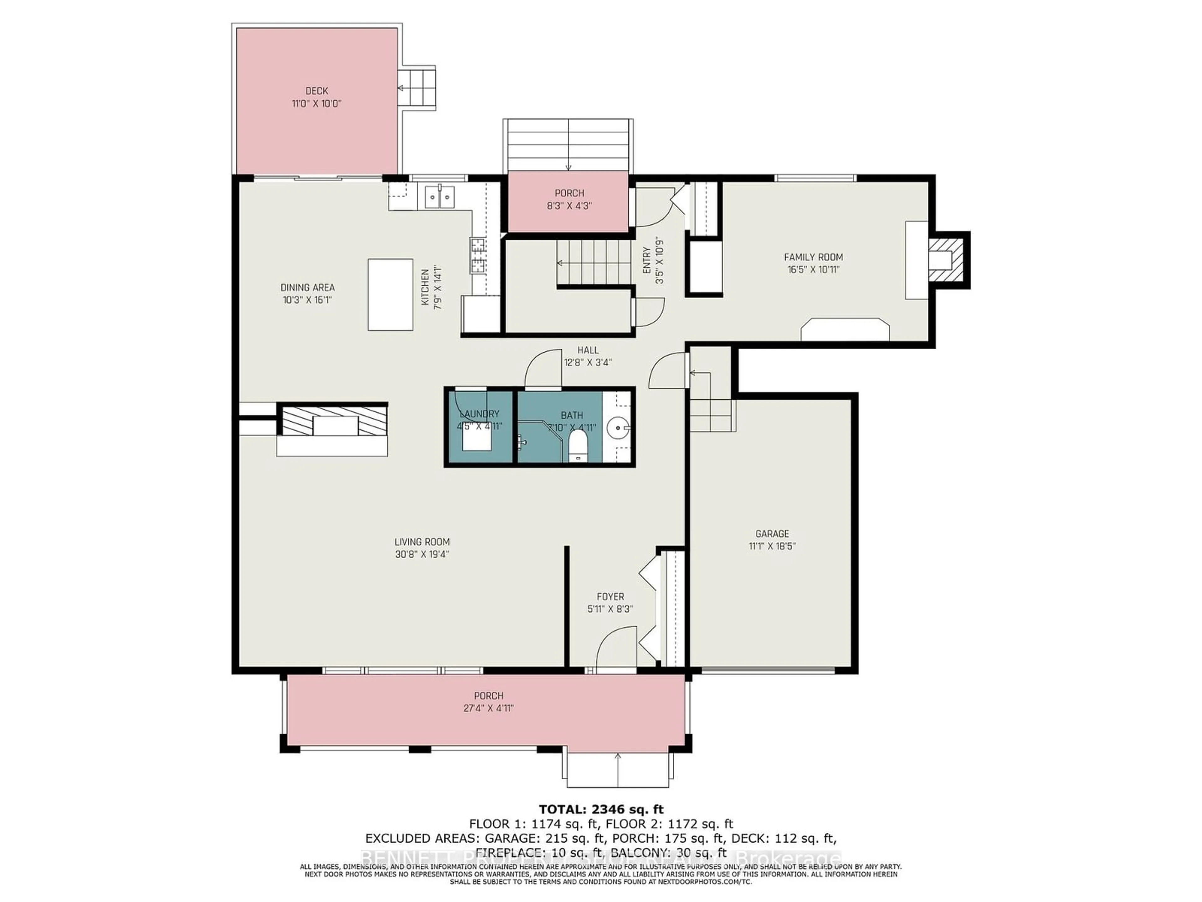 Floor plan for 62 Chippewa Ave, Meadowlands - Crestview and Area Ontario K2G 1Y2