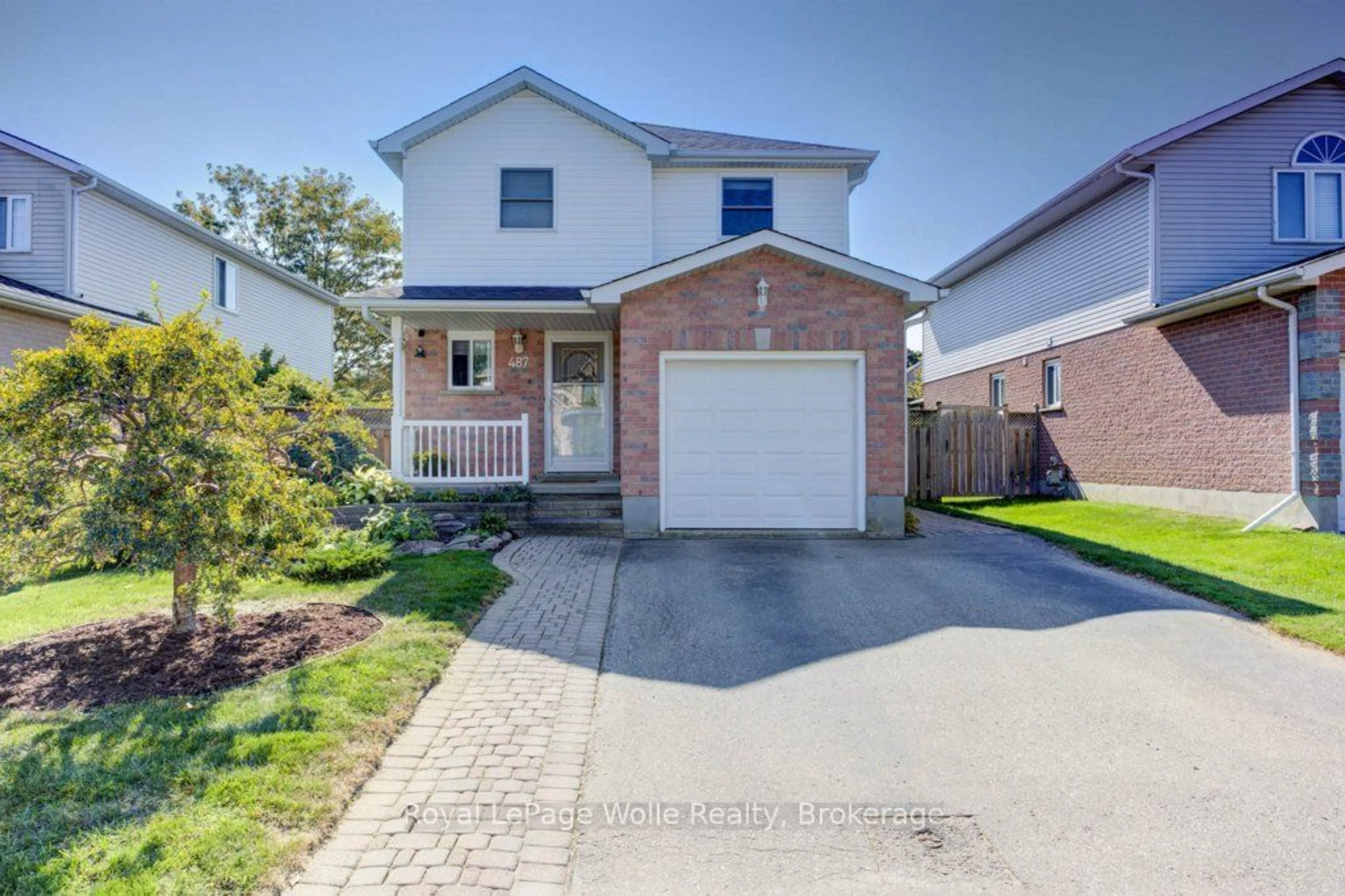 Home with brick exterior material, street for 487 Sandbanks Cres, Waterloo Ontario N2V 2J3