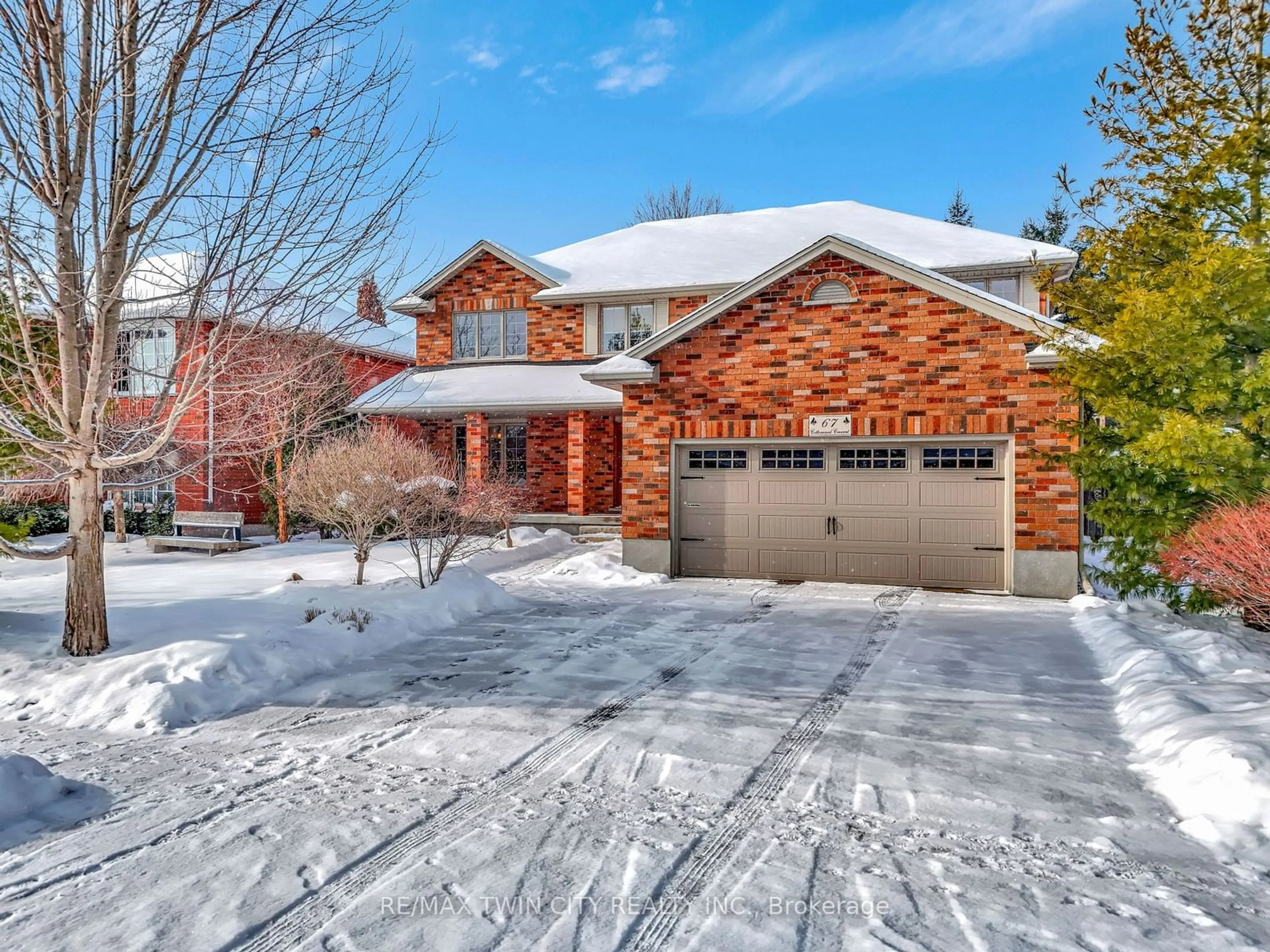 Home with brick exterior material, street for 67 Cottonwood Cres, Cambridge Ontario N1T 2J1