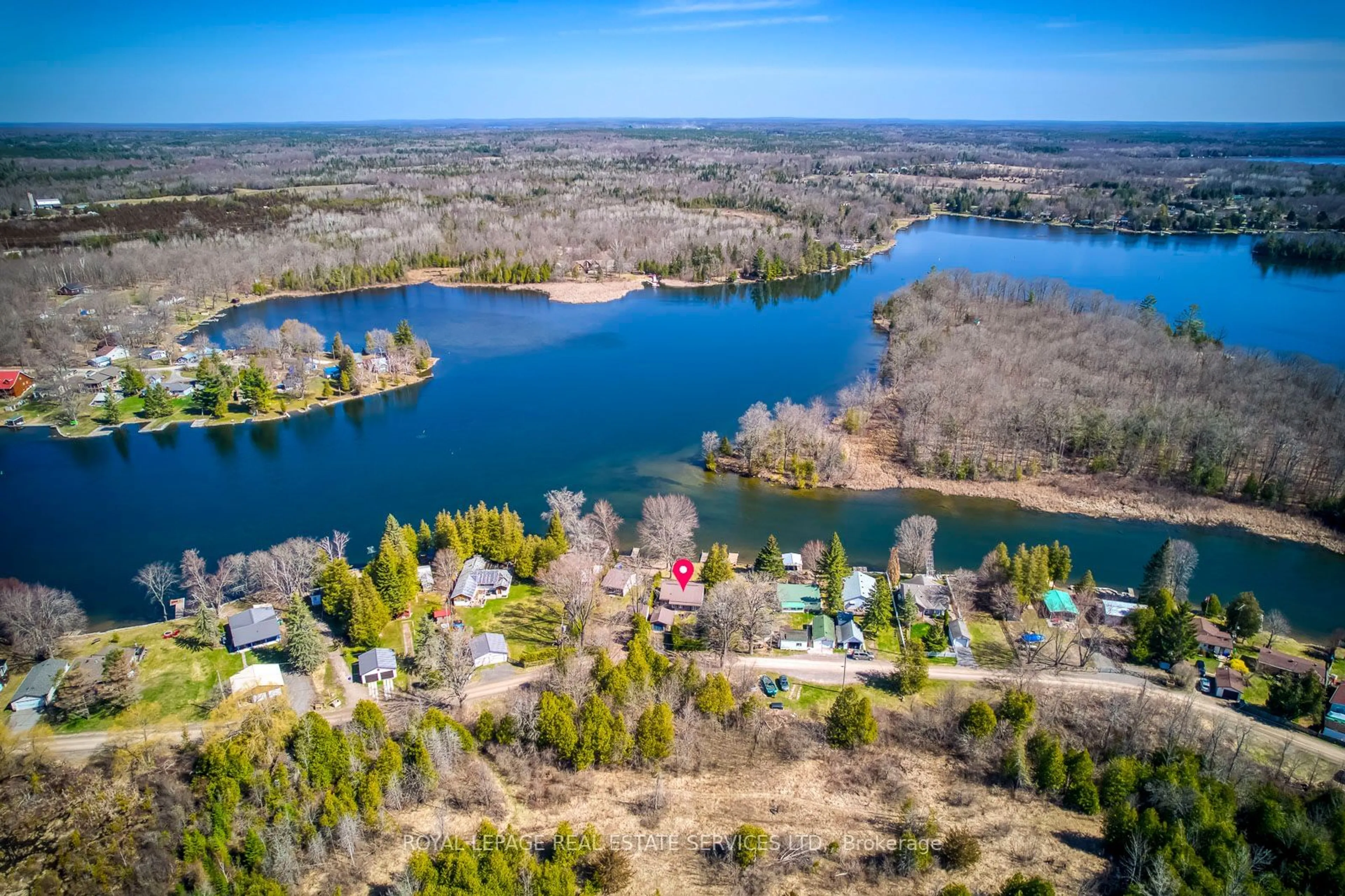 A pic from outside/outdoor area/front of a property/back of a property/a pic from drone, water/lake/river/ocean view for 198 Centennial Lane, Trent Hills Ontario K0L 2Z0