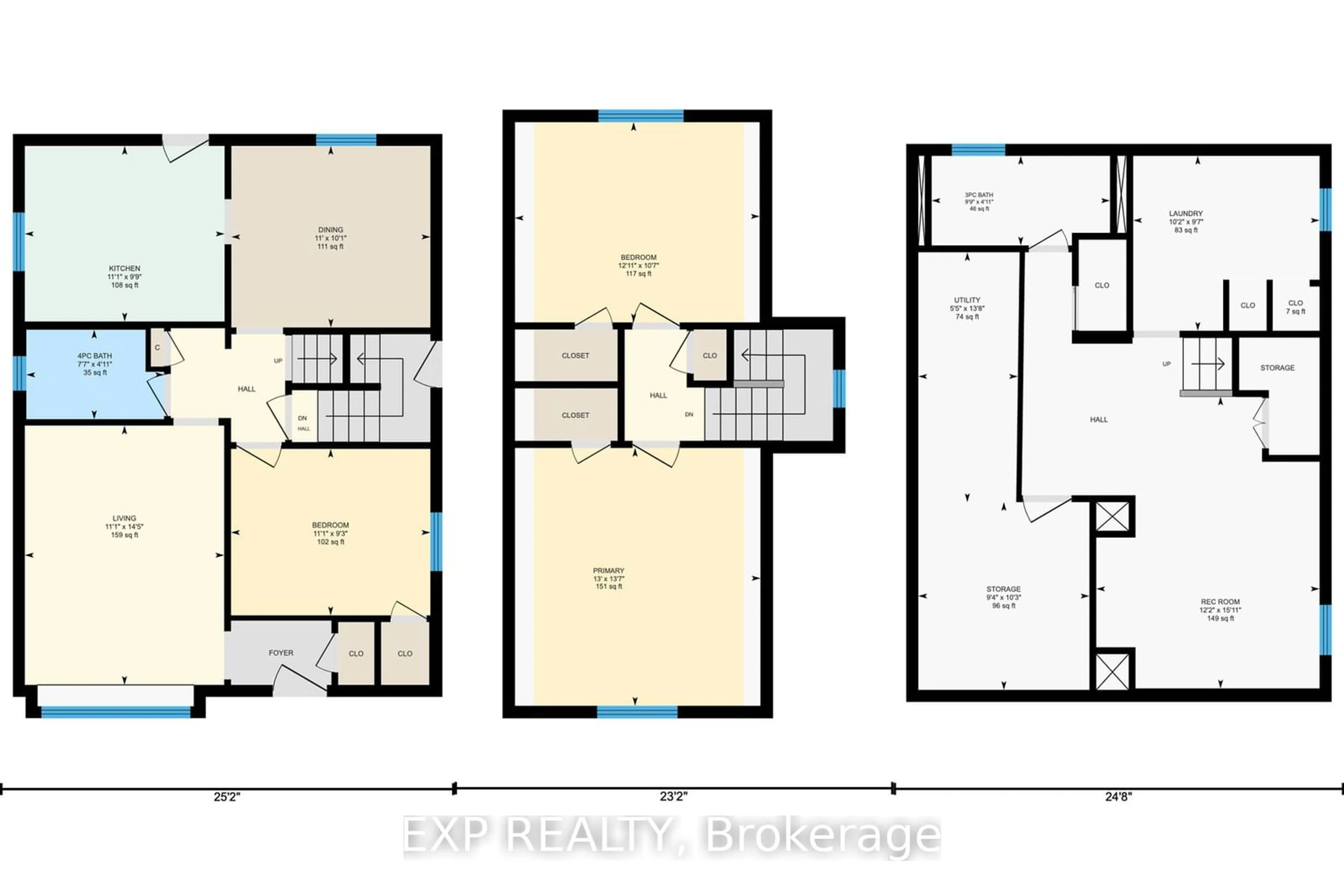 Floor plan for 101 Erin Ave, Hamilton Ontario L8K 4W1