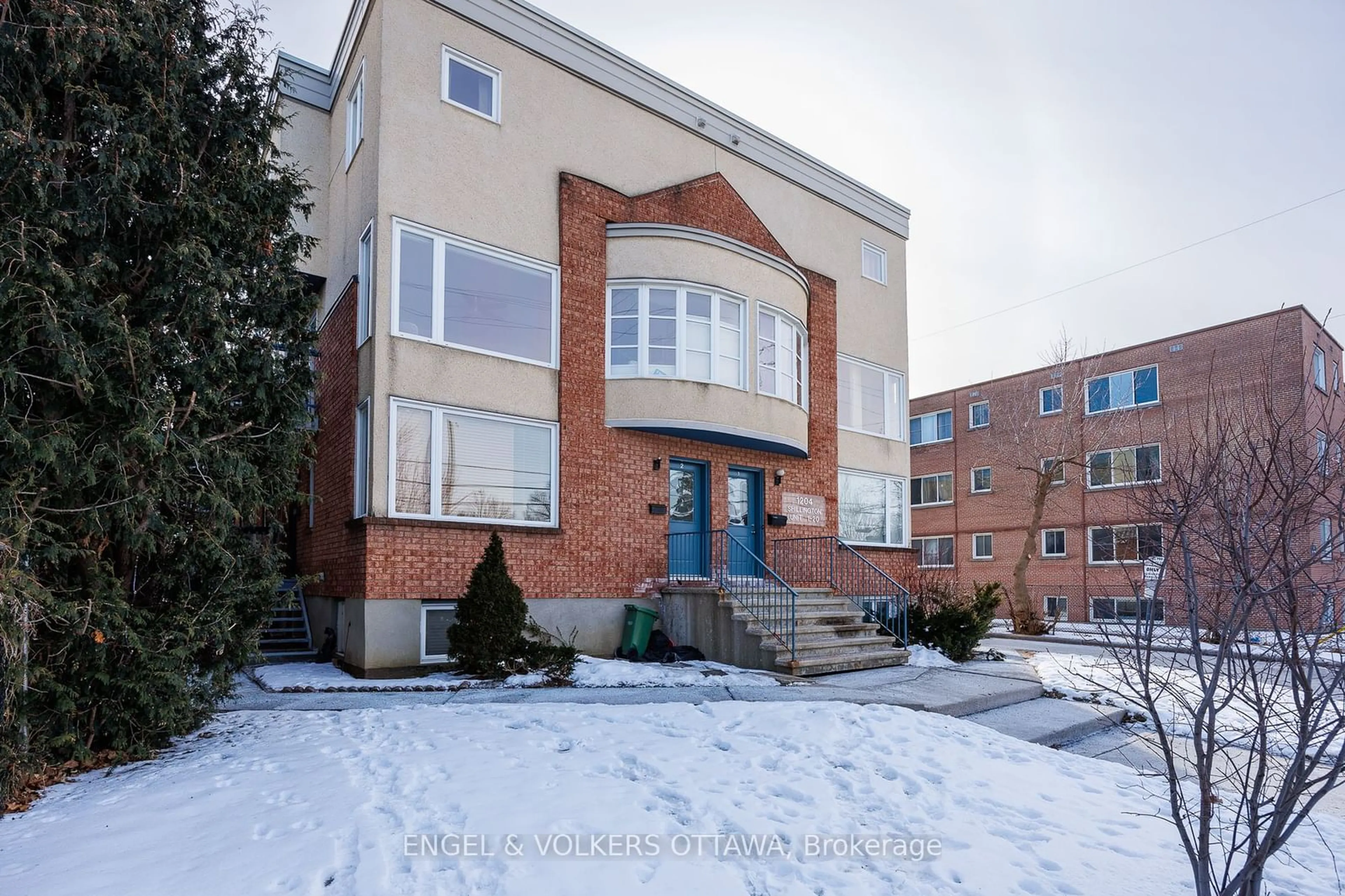 Home with brick exterior material, building for 1204 SHILLINGTON Ave #2, Carlington - Central Park Ontario K1Z 7Z4