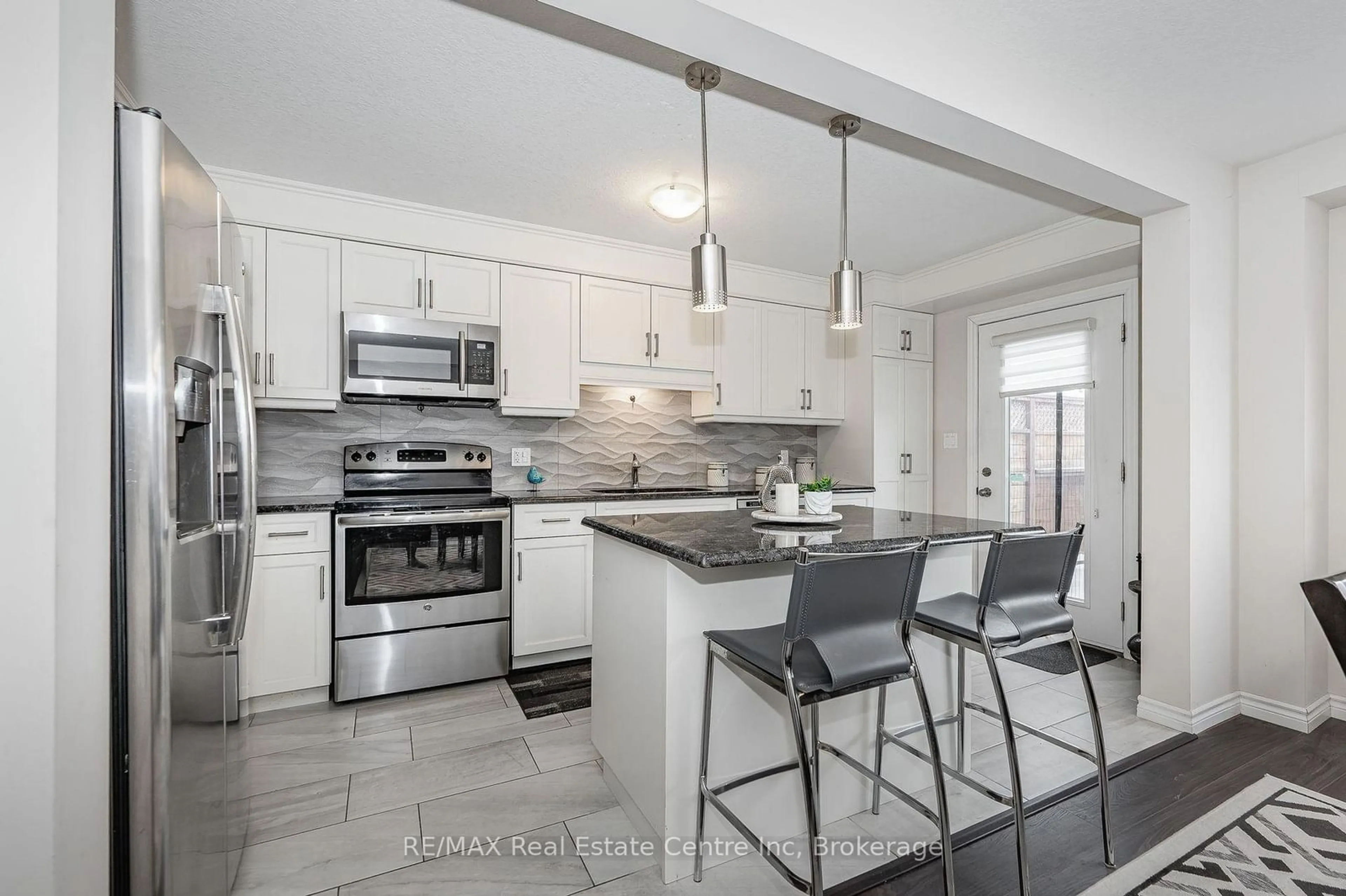 Open concept kitchen, ceramic/tile floor for 42 Jeffrey Dr, Guelph Ontario N1E 0M4