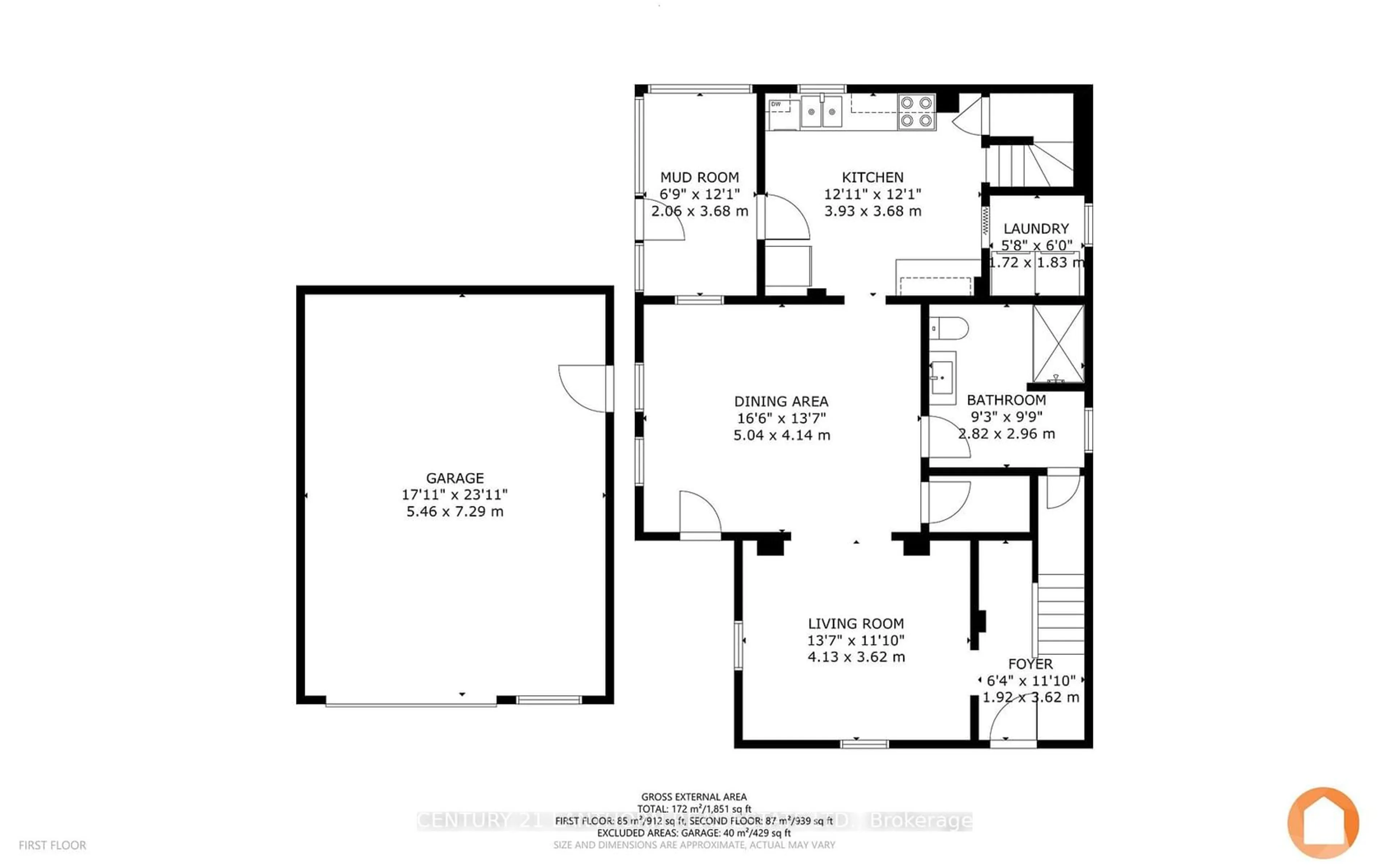 Floor plan for 47 Paul St, Prince Edward County Ontario K0K 2T0