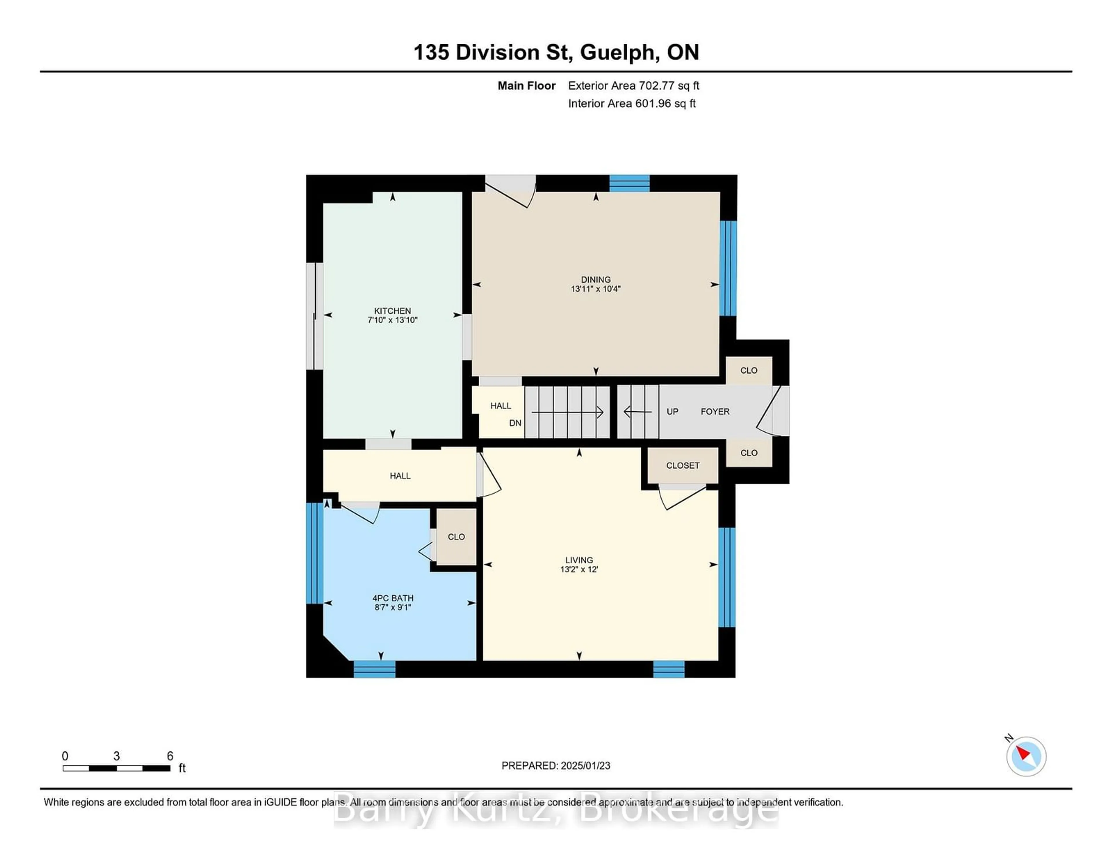 Floor plan for 135 Division St, Guelph Ontario N1H 1R7