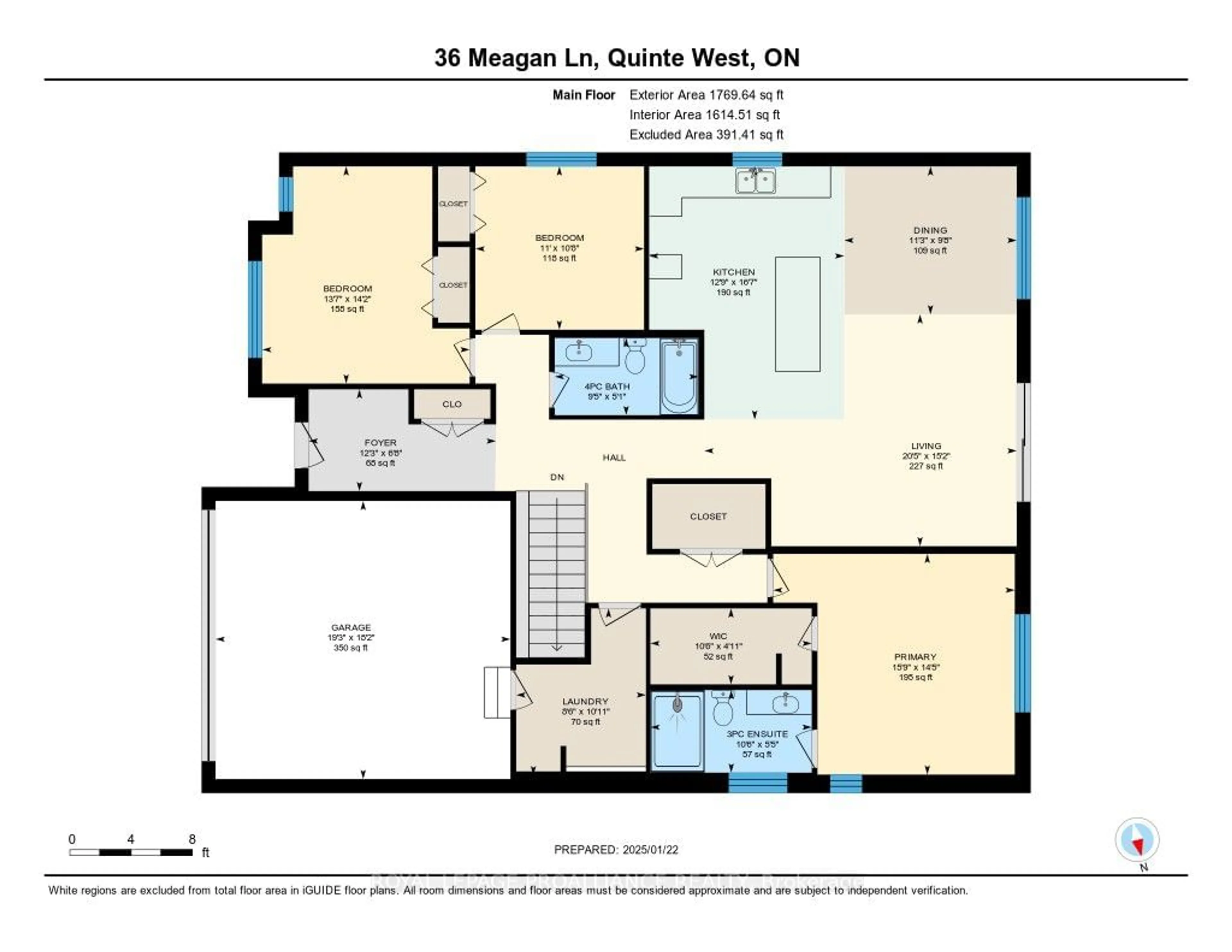 Floor plan for 36 Meagan Lane, Quinte West Ontario K0K 2C0