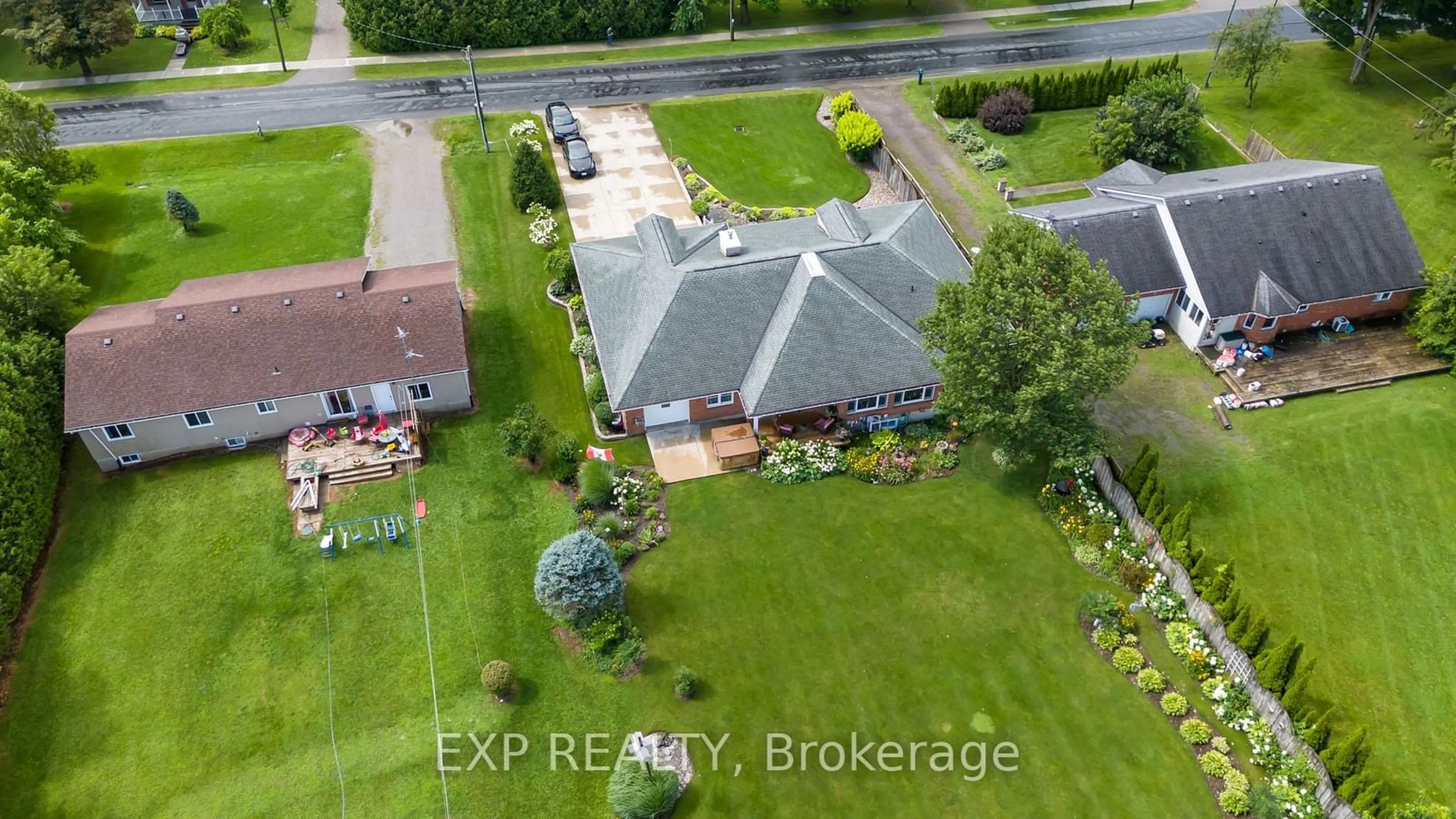 A pic from outside/outdoor area/front of a property/back of a property/a pic from drone, water/lake/river/ocean view for 54142 Best Line Rd, Bayham Ontario N5H 2R3