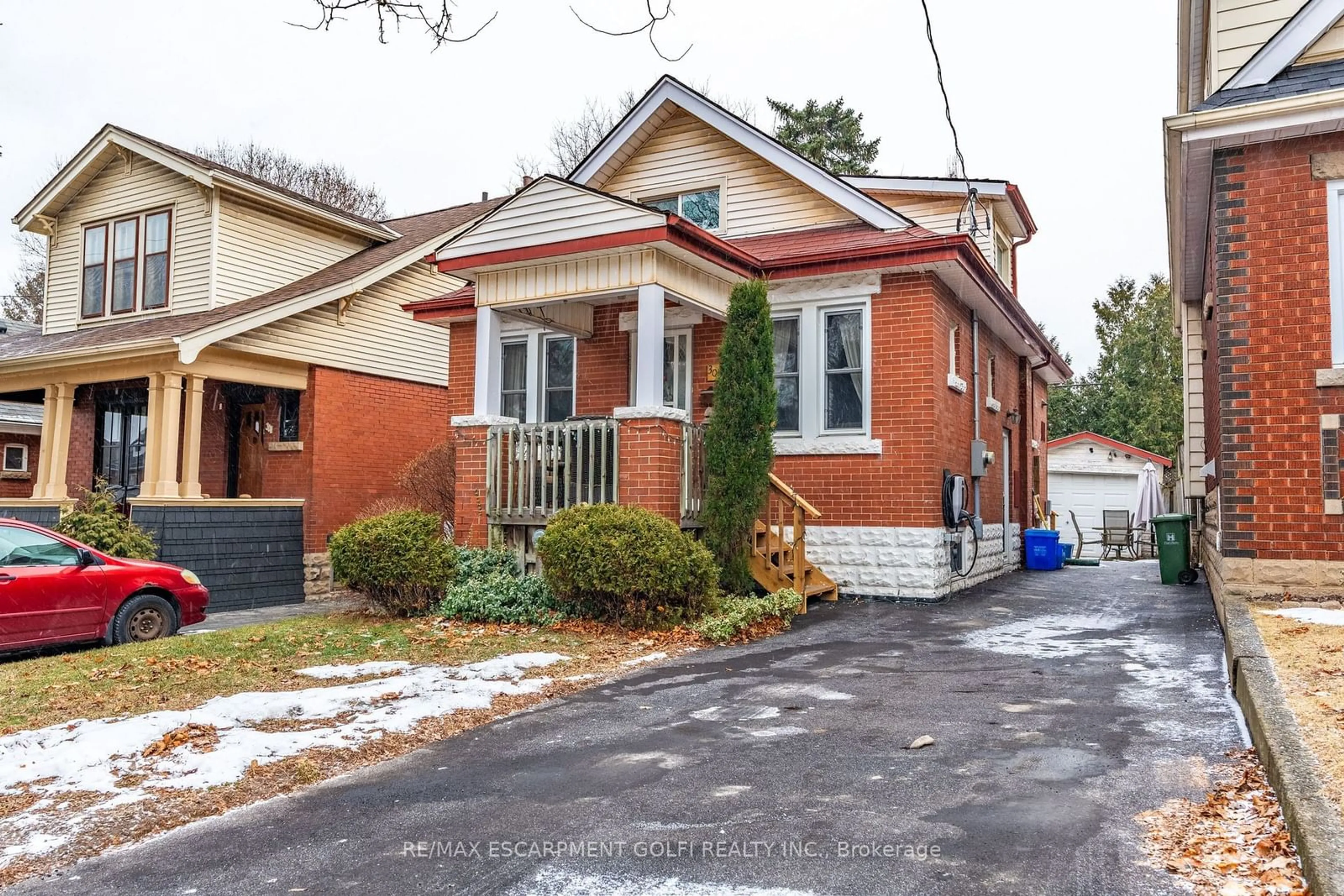 Home with brick exterior material, street for 303 HOUGHTON Ave, Hamilton Ontario L8K 2N4