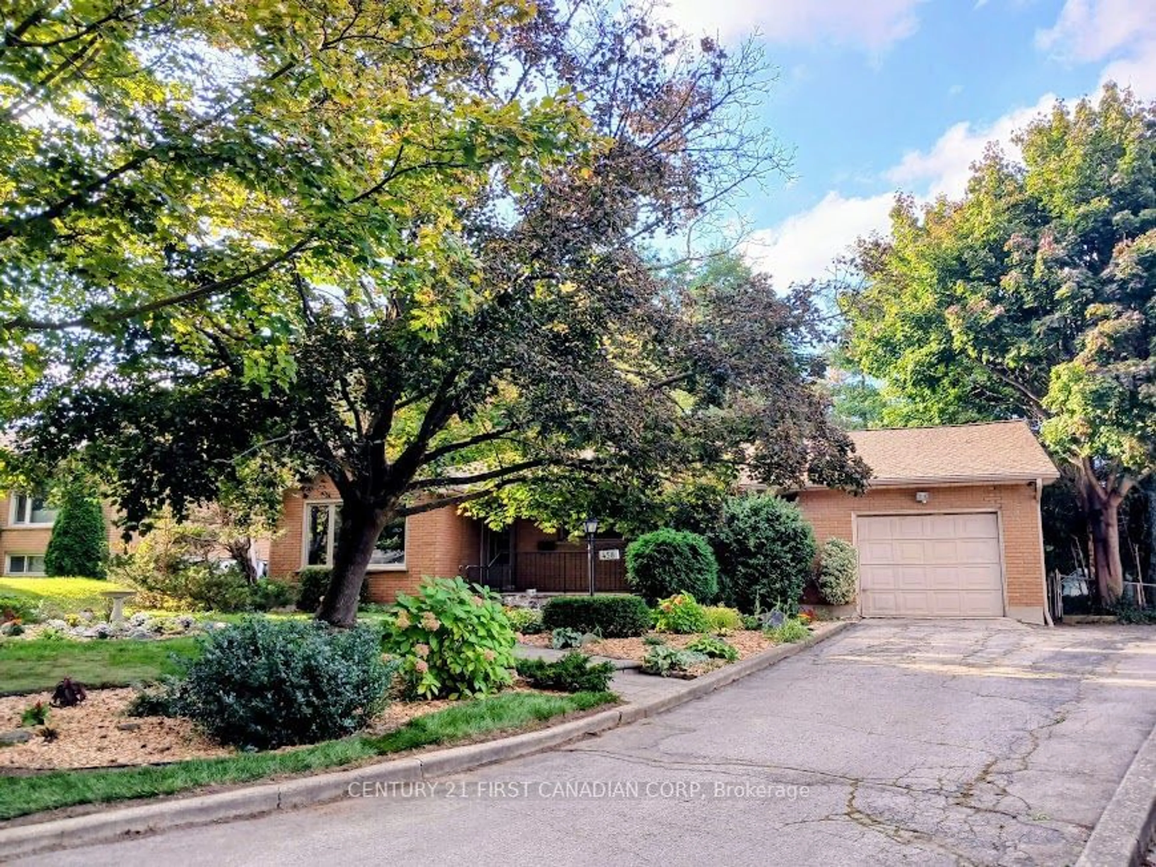 Home with brick exterior material, street for 458 Three Valleys Cres, London Ontario N5Z 3E7