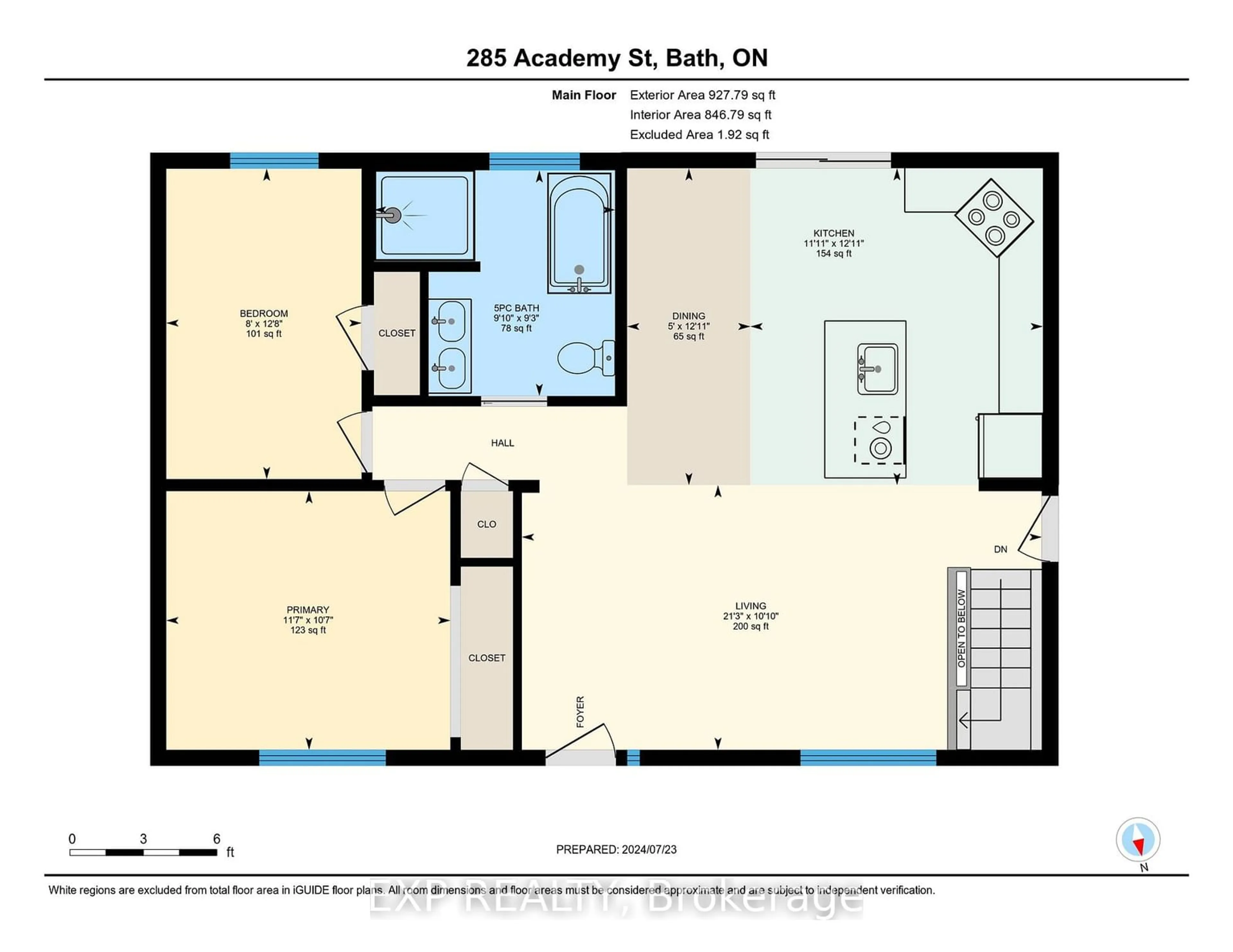 Floor plan for 285 Academy St, Loyalist Ontario K0H 1G0