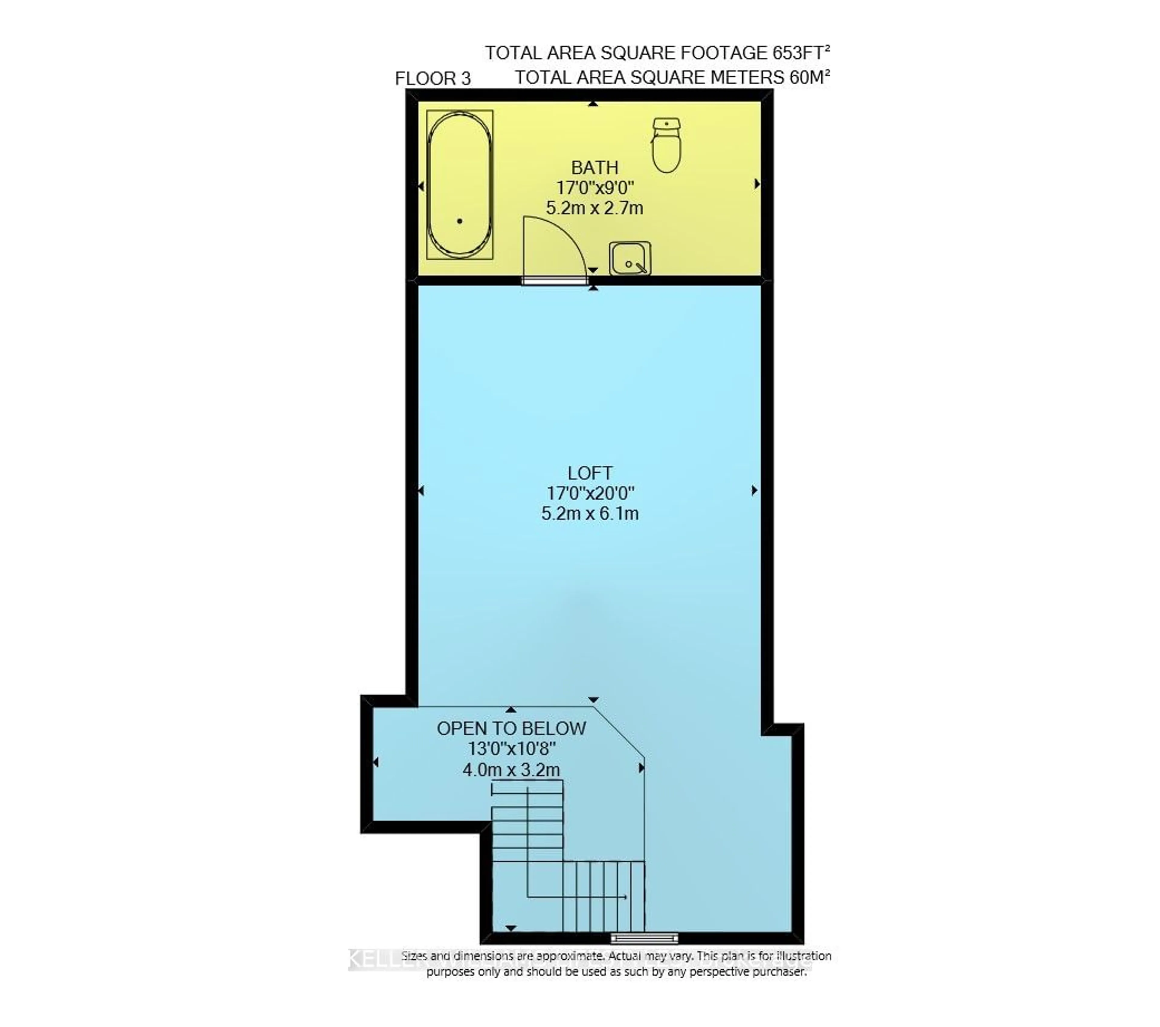 Floor plan for 691 Little Grey St, London Ontario N5Z 1N9