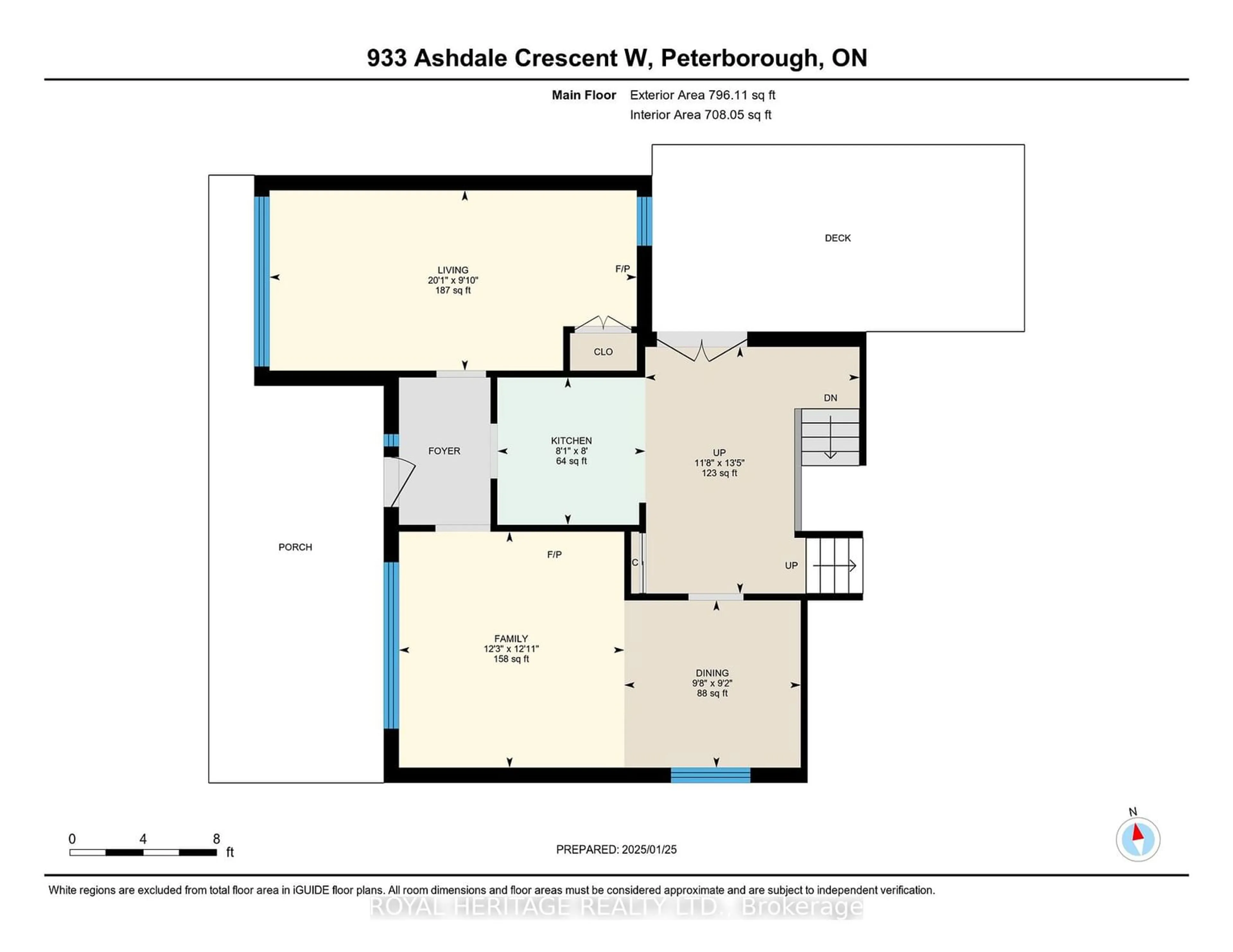 Floor plan for 933 Ashdale Cres, Peterborough Ontario K9H 7H6