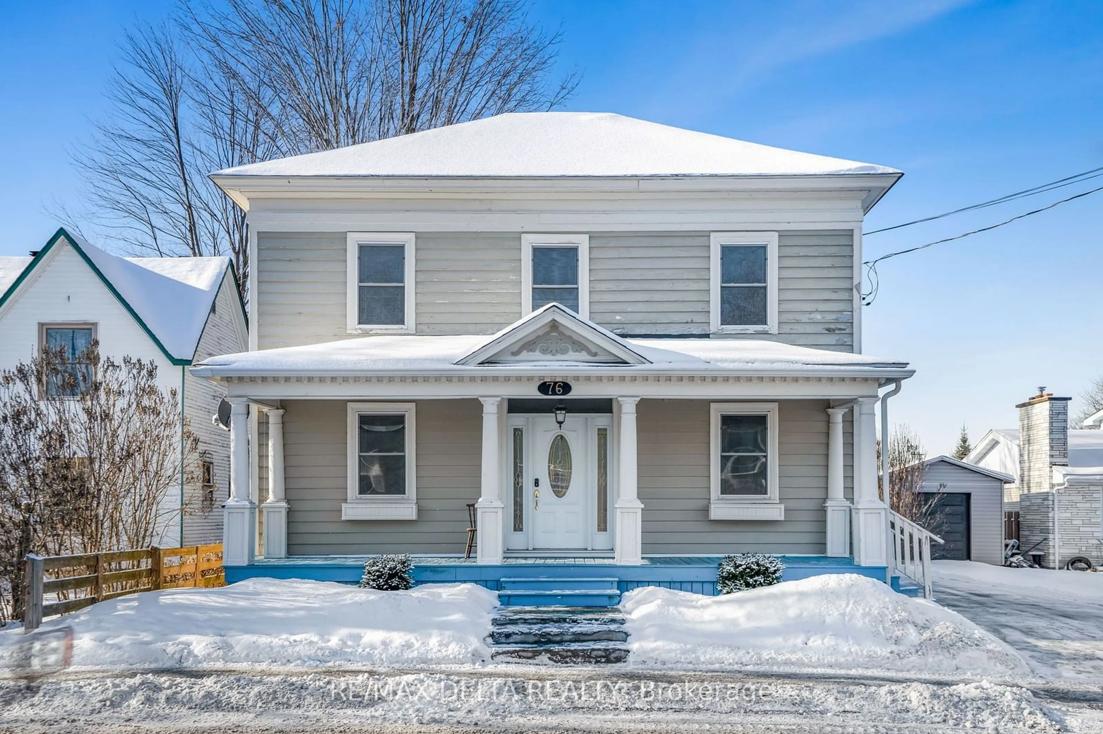 Home with vinyl exterior material, street for 76 Main St, North Glengarry Ontario K0C 1A0