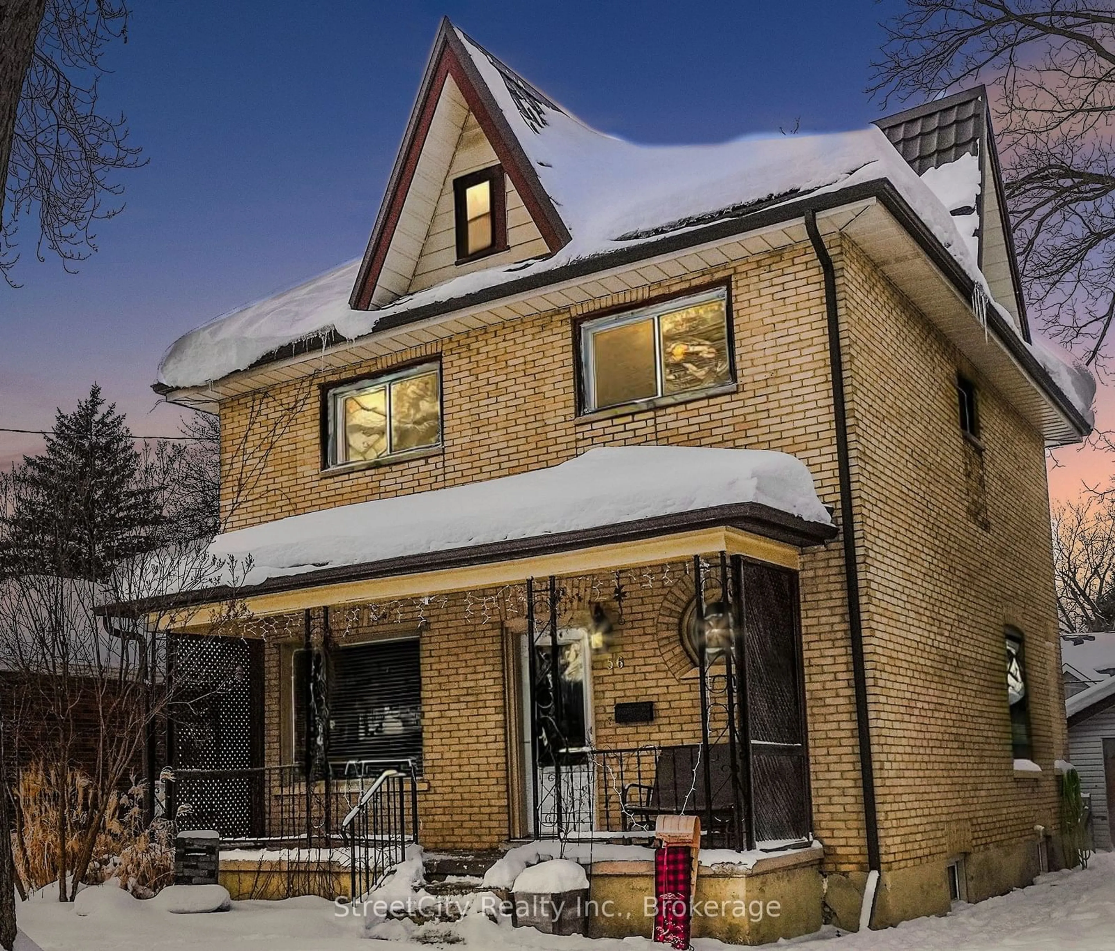 Home with brick exterior material, street for 56 Stratford St, Stratford Ontario N5A 2H6