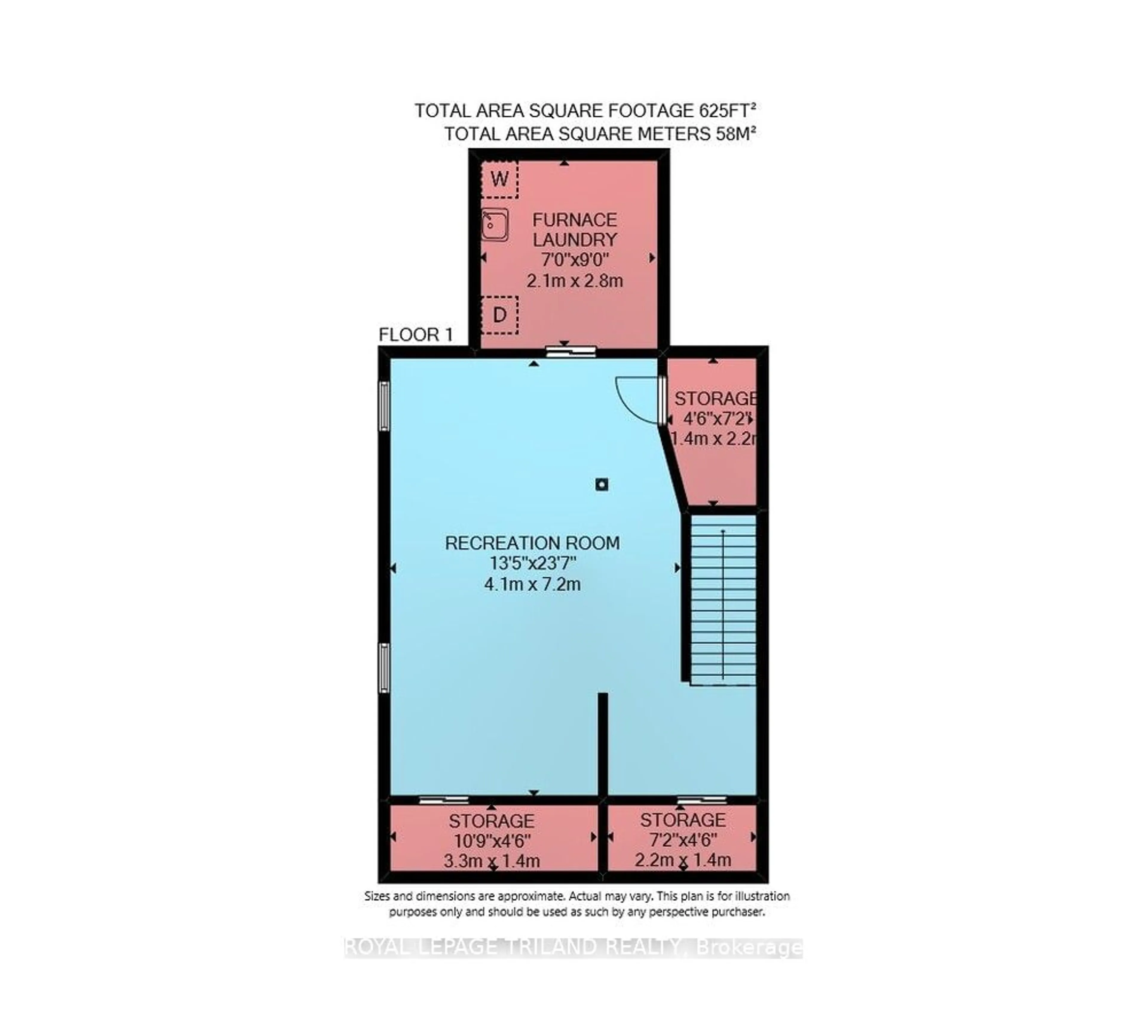 Floor plan for 41 Rice Rd, St. Thomas Ontario N5R 5Z8