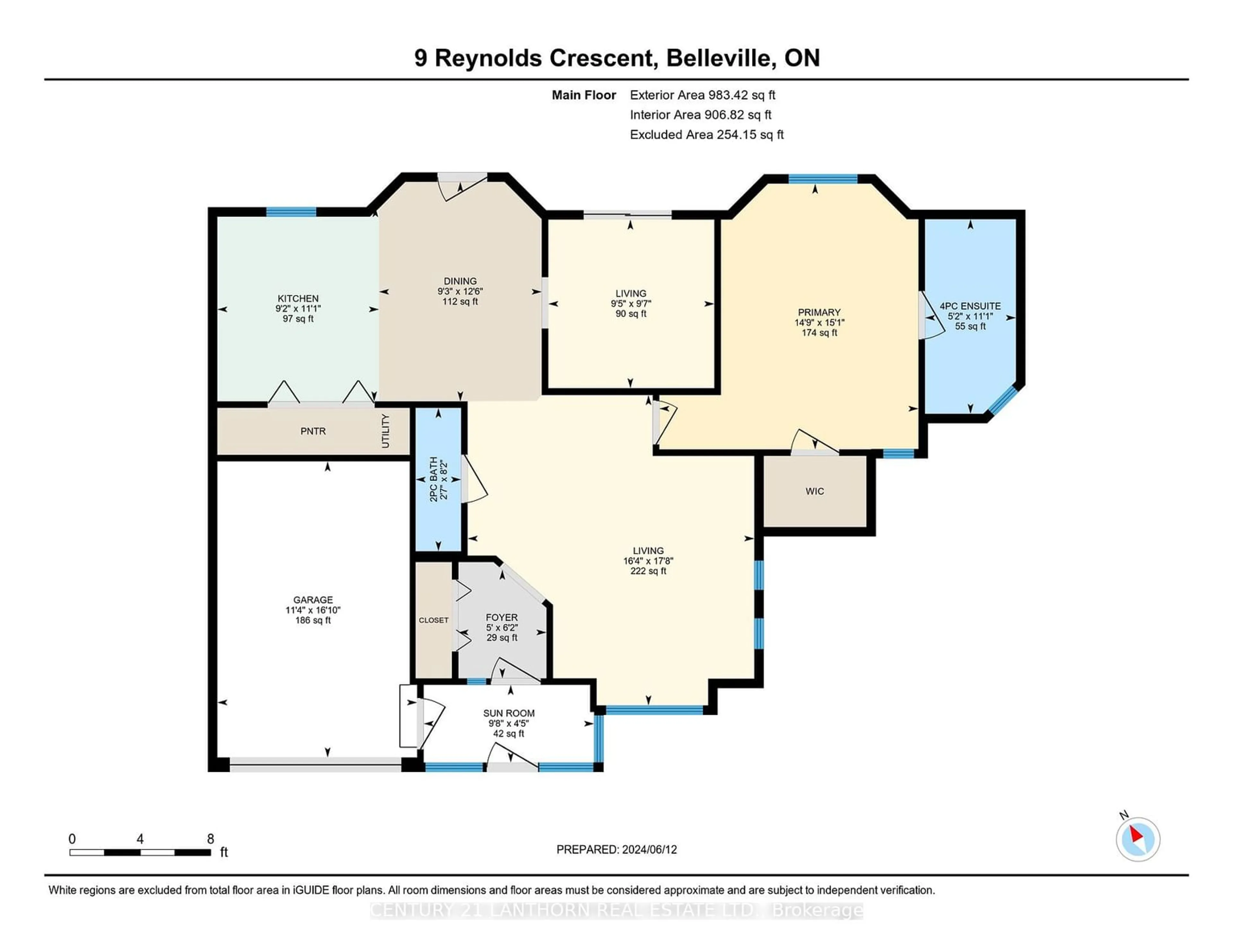 Floor plan for 9 Reynolds Pl, Prince Edward County Ontario K0K 3L0