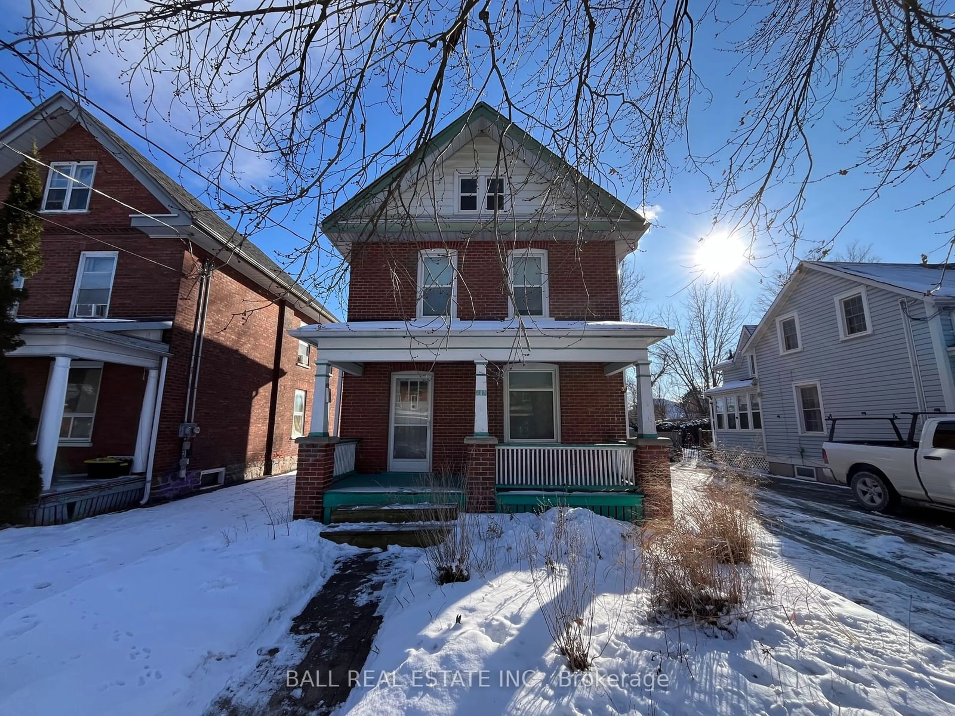 Home with brick exterior material, street for 215 Perry St, Peterborough Ontario K9J 2H9