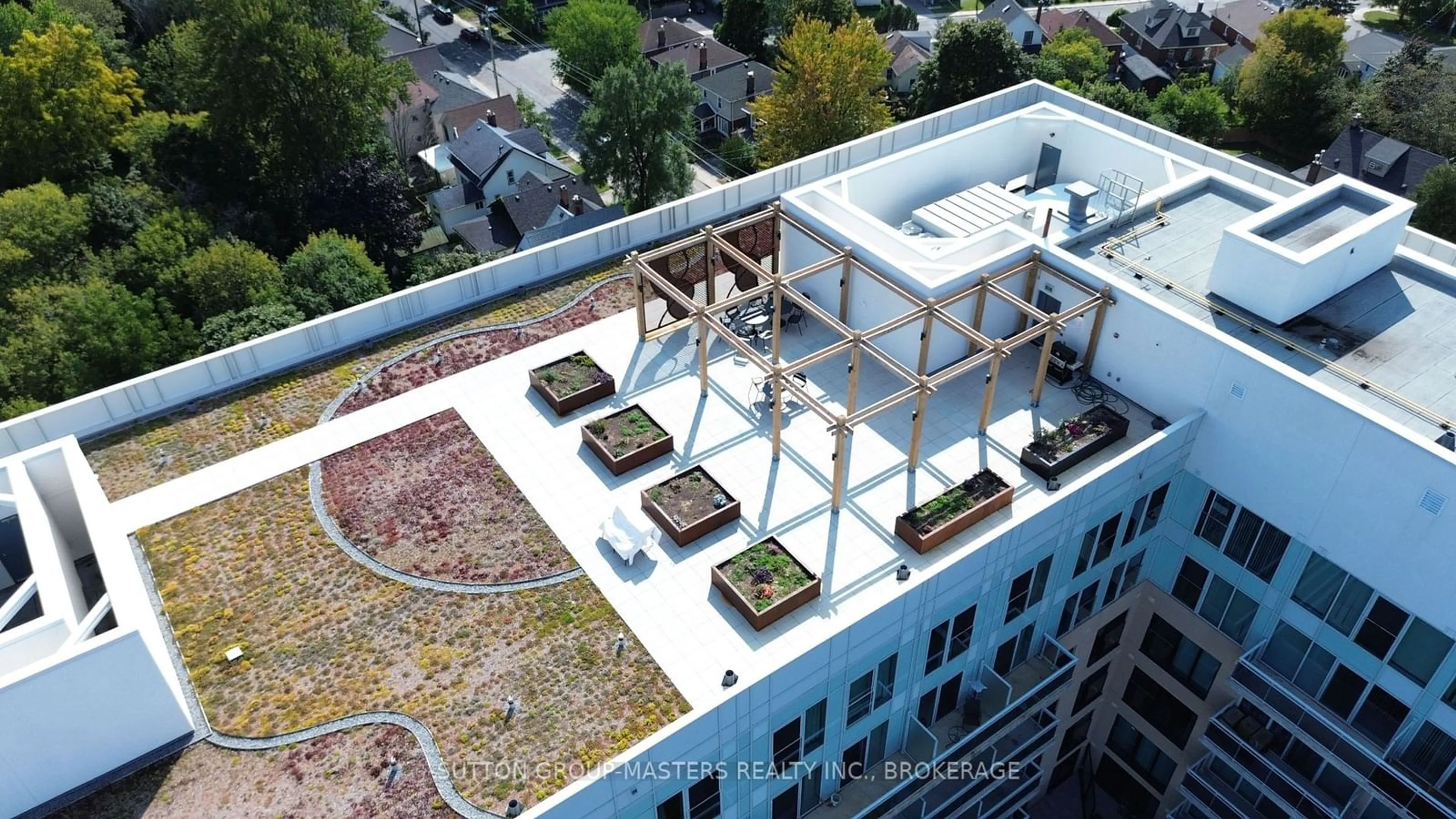 A pic from outside/outdoor area/front of a property/back of a property/a pic from drone, city buildings view from balcony for 652 Princess St #211, Kingston Ontario K7L 1E5