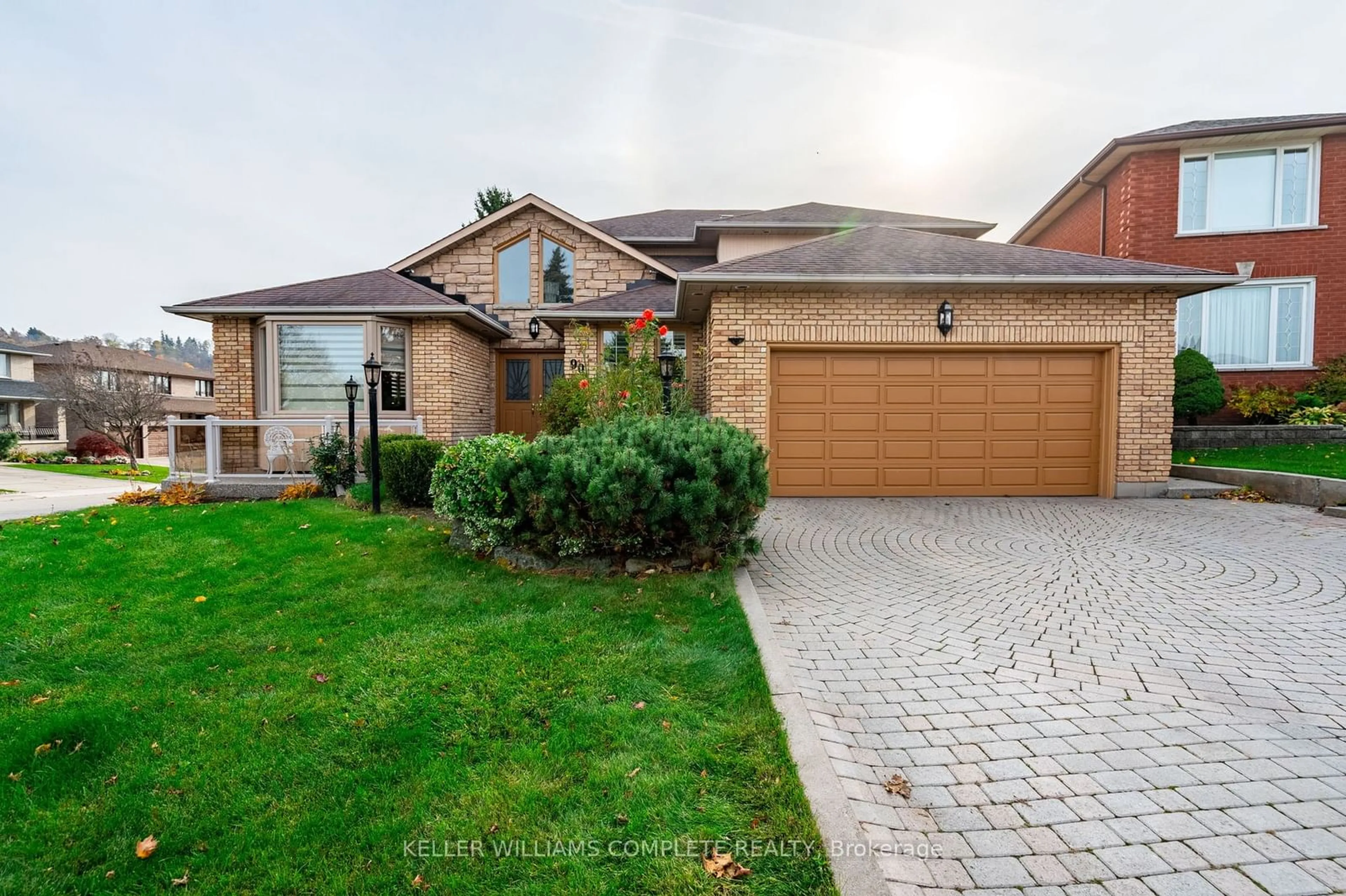 Home with brick exterior material, street for 90 Derek Dr, Hamilton Ontario L8G 5A7