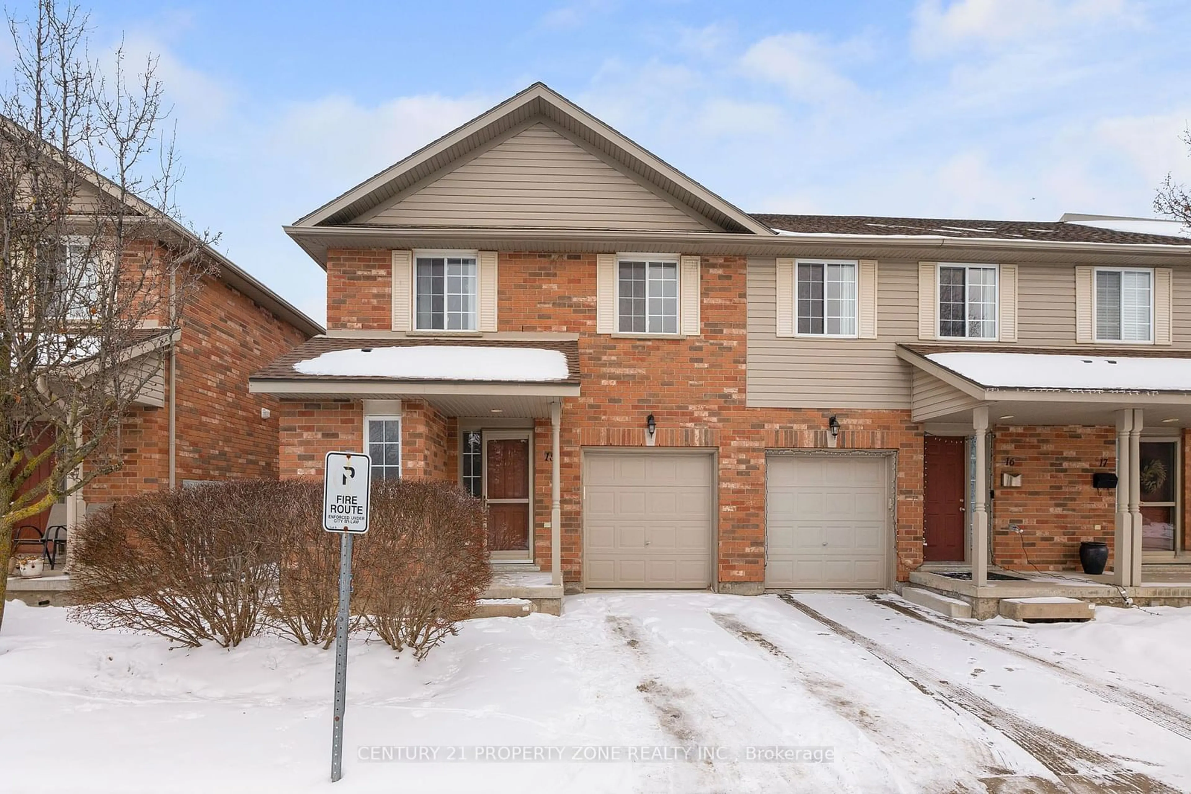 Home with brick exterior material, street for 15 Gregg Crt #15, Kitchener Ontario N2A 4H7