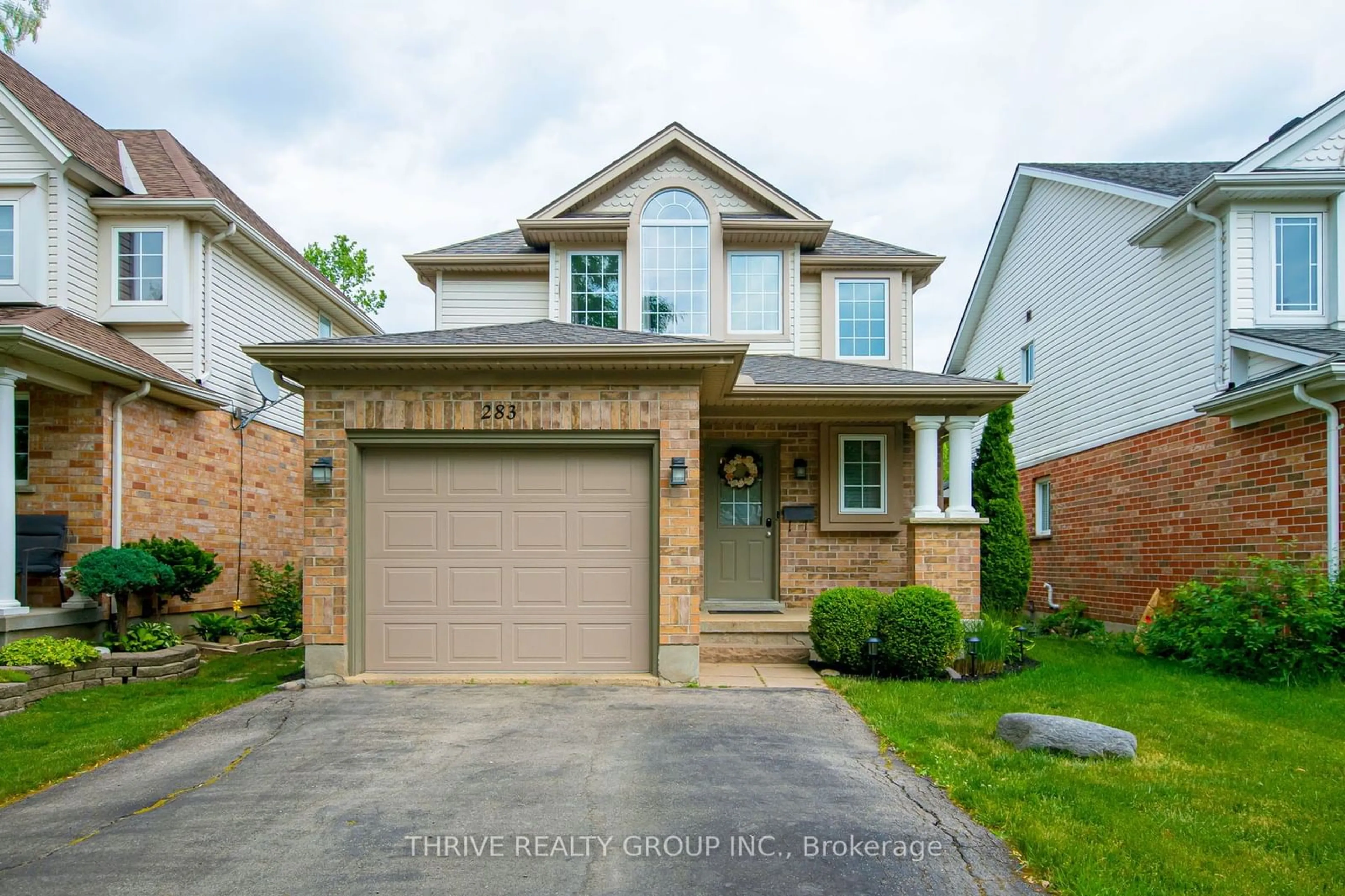 Home with brick exterior material, street for 283 Rossmore Crt, London Ontario N6C 6B8