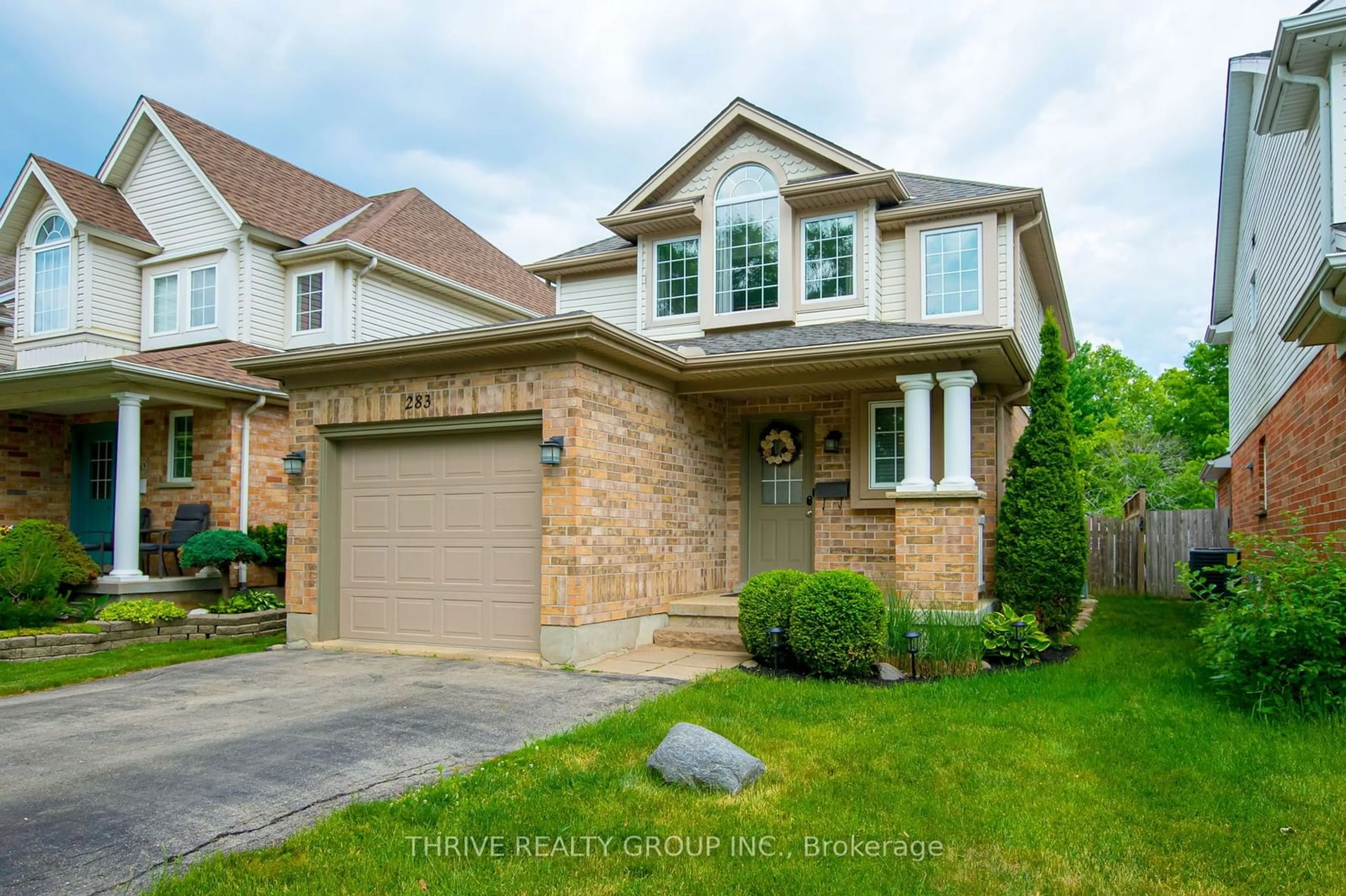 Home with brick exterior material, street for 283 Rossmore Crt, London Ontario N6C 6B8