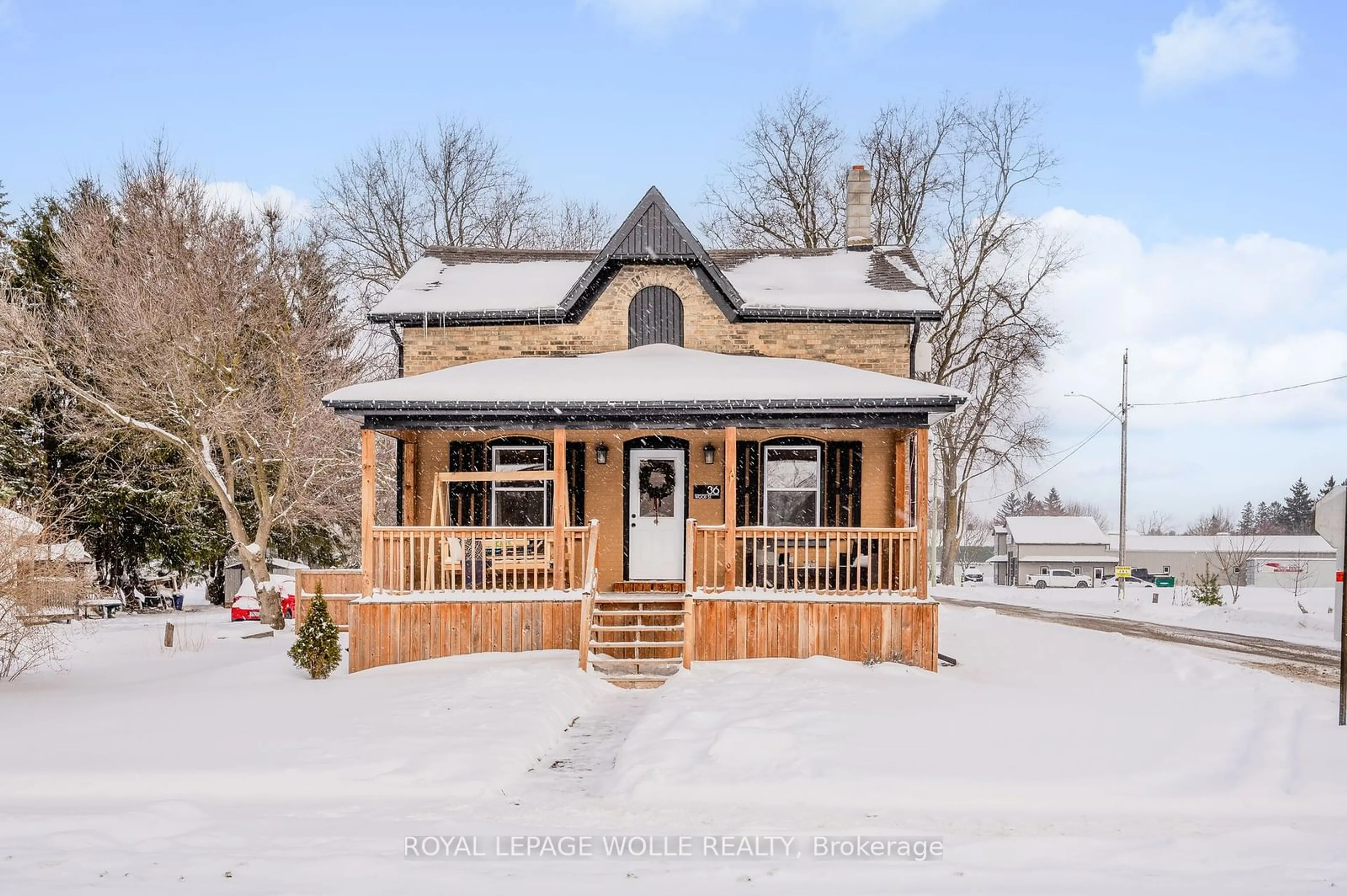 Home with brick exterior material, street for 36 Wood St, Mapleton Ontario N0G 1P0