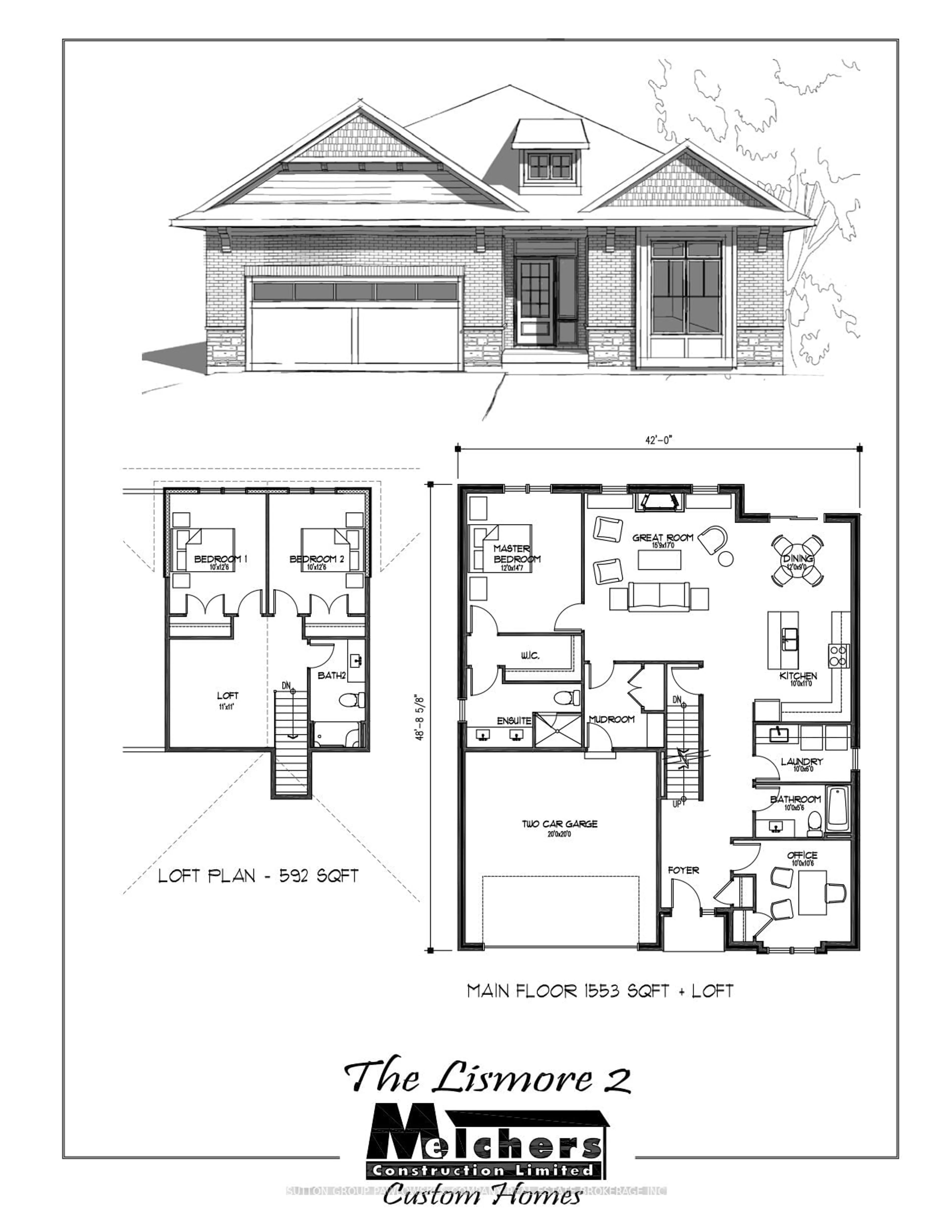 Floor plan for 140 Locky Lane #Lot#88, Middlesex Centre Ontario N0L 1R0