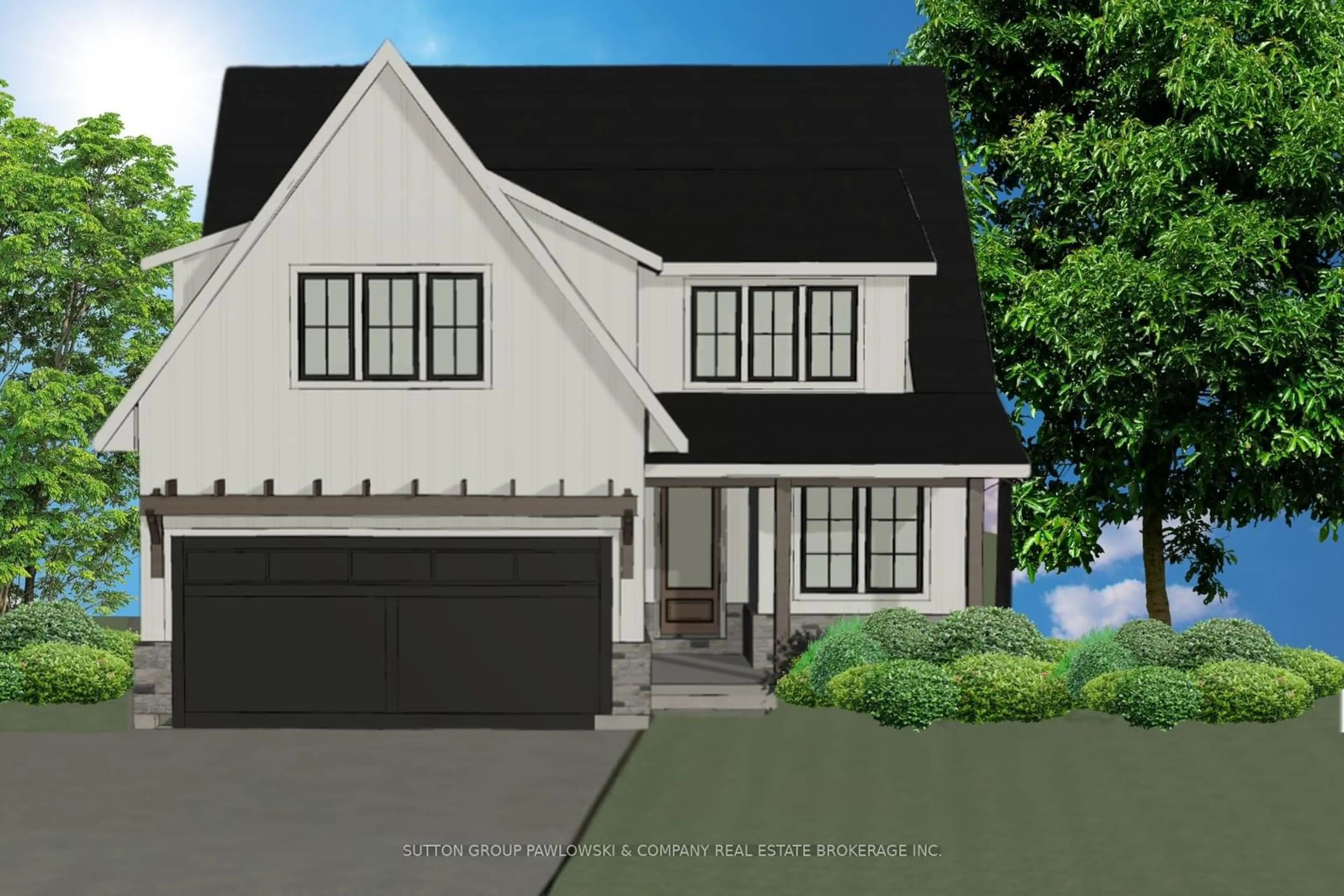 Home with brick exterior material, street for 87 ALLISTER Dr #Lot #22, Middlesex Centre Ontario N0L 1R0